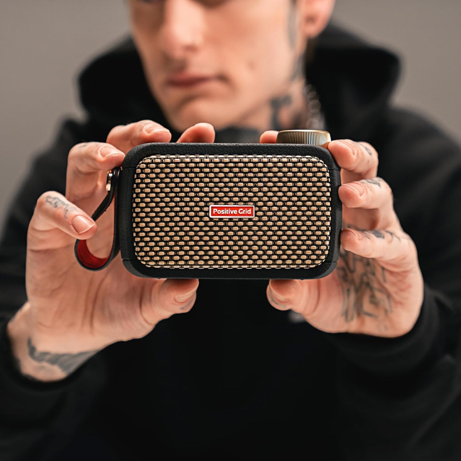 Positive Grid Spark GO 5W Ultra-Portable Smart Guitar Amp, Headphone Amp & Bluetooth Speaker with Smart App for Electric Guitar, Acoustic or Bass