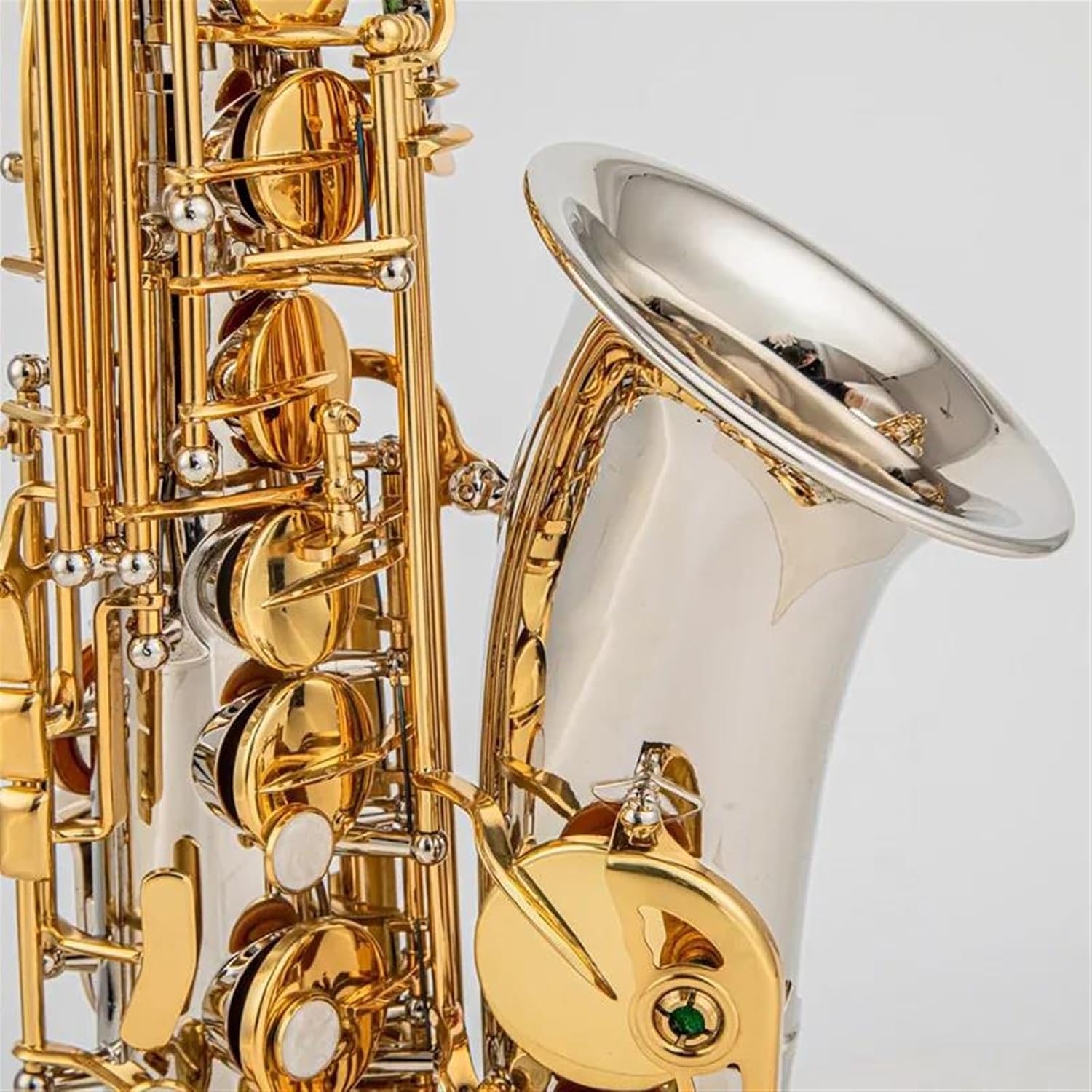VBDEFRT Woodwind Instruments Alto Eb Tune Saxophone Brass Gold Lacquer Music Instrument E-flat Sax