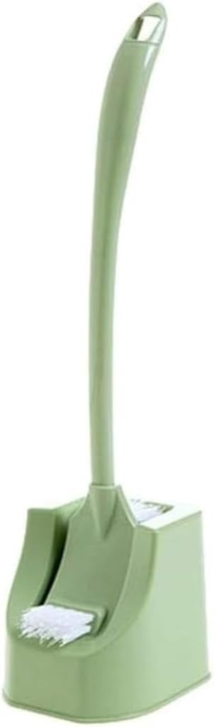 Toilet Brush Toilet Brush Toilet Brush and Holder Set, Creative Toilet Brush, Bathroom WC Scrubber Set Loo Brush for Bathroom Toilet Toilet Brush and Holder (Color : Pink) (Green)