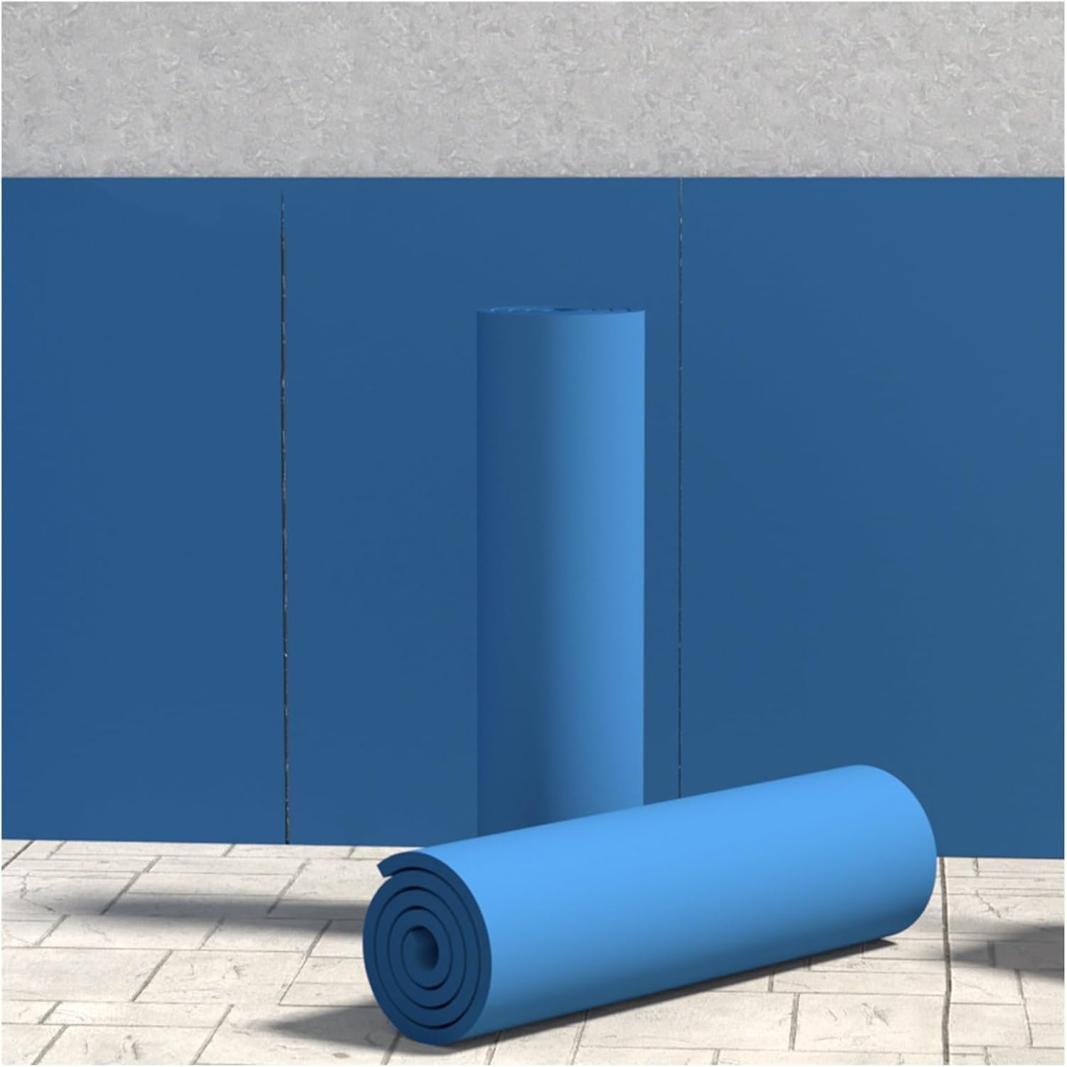 XPLKQXE Wall Edge and Bumpers Guards, Car Parking and Warehouse Foam Cushion, Multilayer Garage Wall Protector for Warehouse Parking Assist (Color : Blue, Size : 10m)