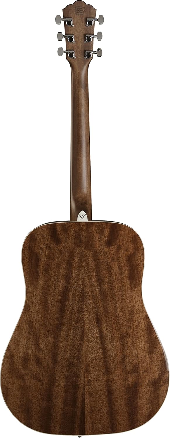 Washburn 6 String Acoustic Guitar, Natural Gloss (HD10S-O)