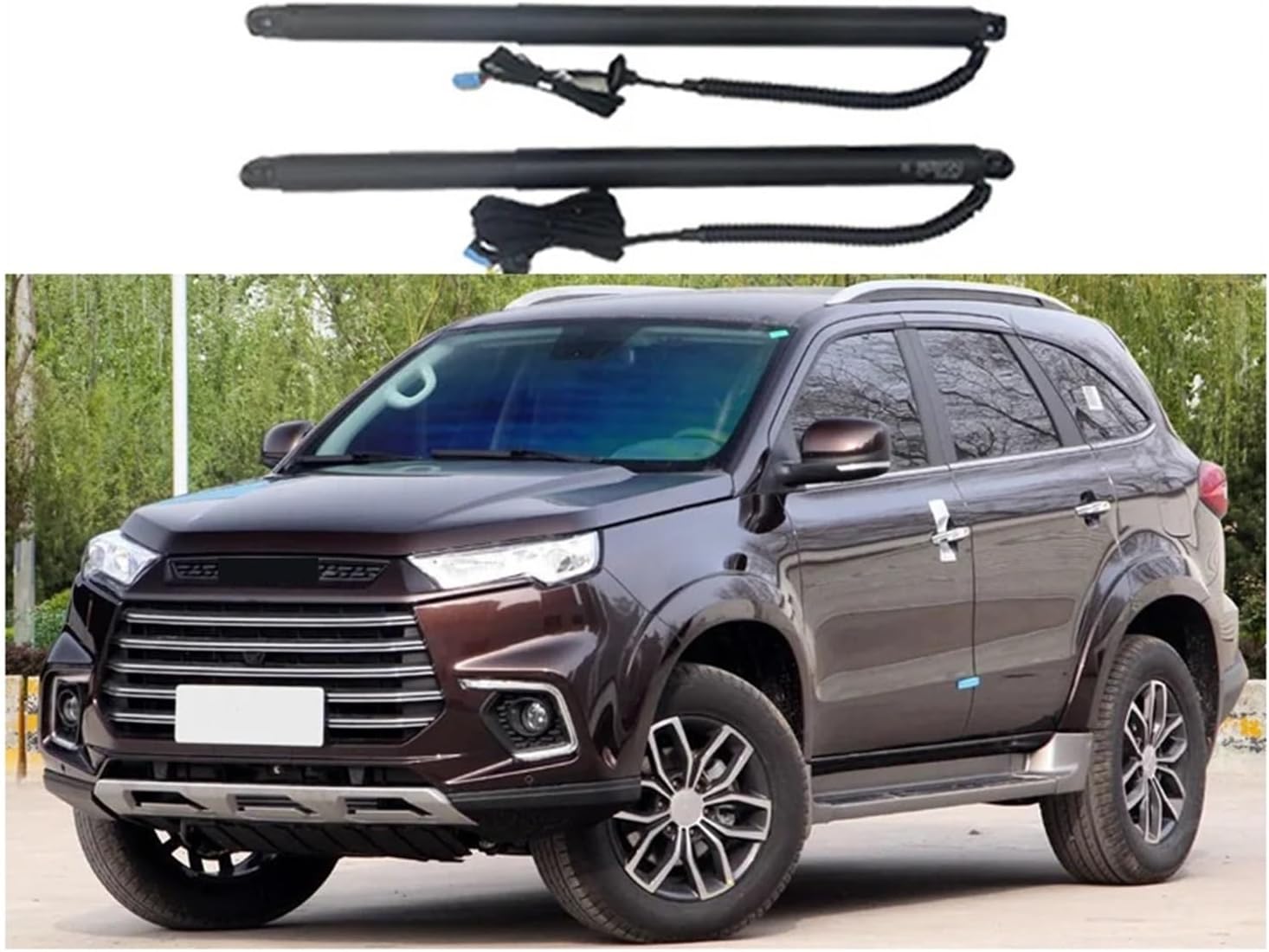 Car Electronics Tailgate Smart Electric Accessories Tail Gate Lift Compatible with JMC Yusheng S350 2016-2020 Trunk Spring Foot Sensor(with Kick Senor)
