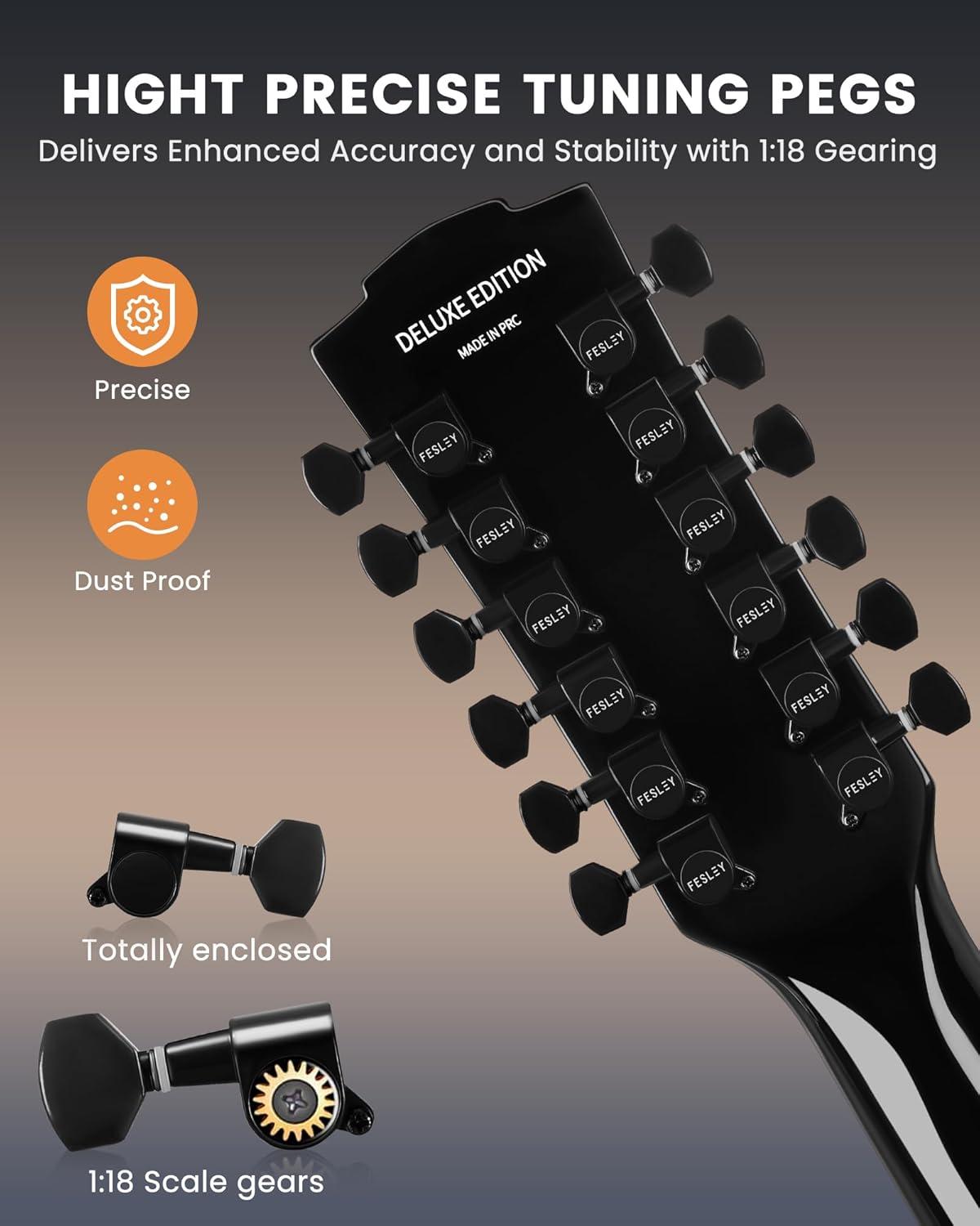 Fesley 12 String Guitar: 42