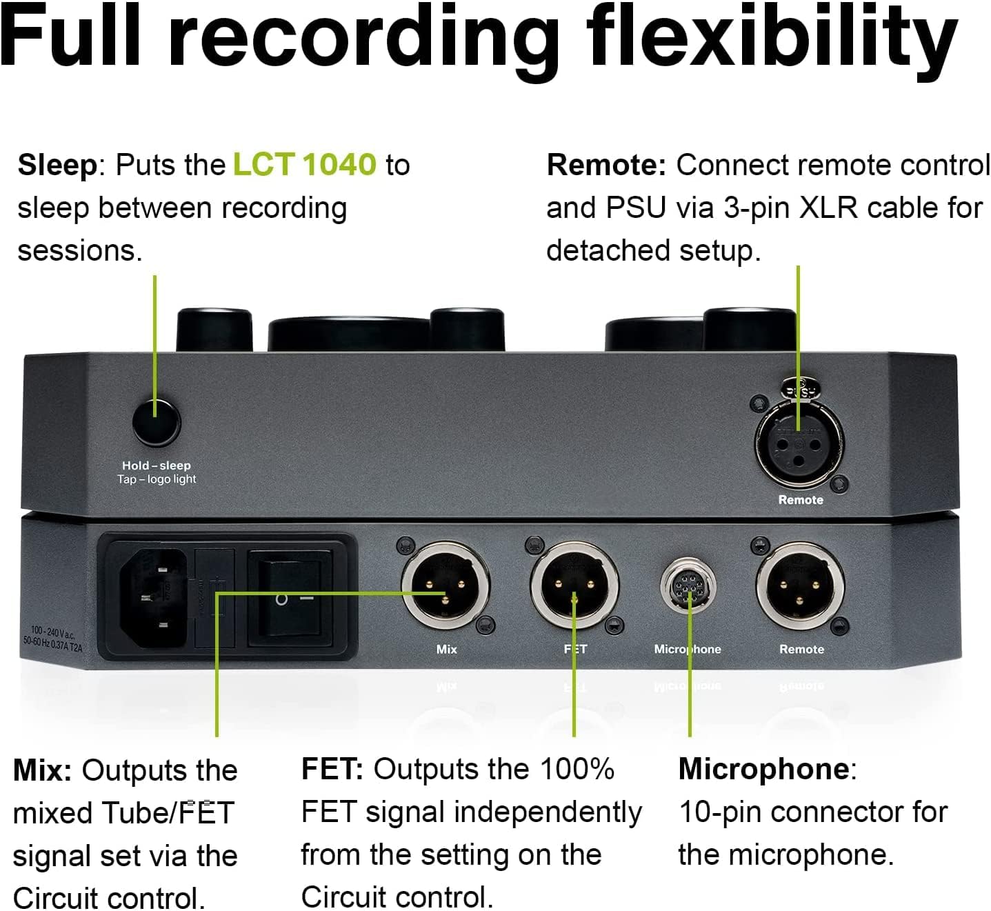 LEWITT LCT1040 Tube and FET Condenser Mic