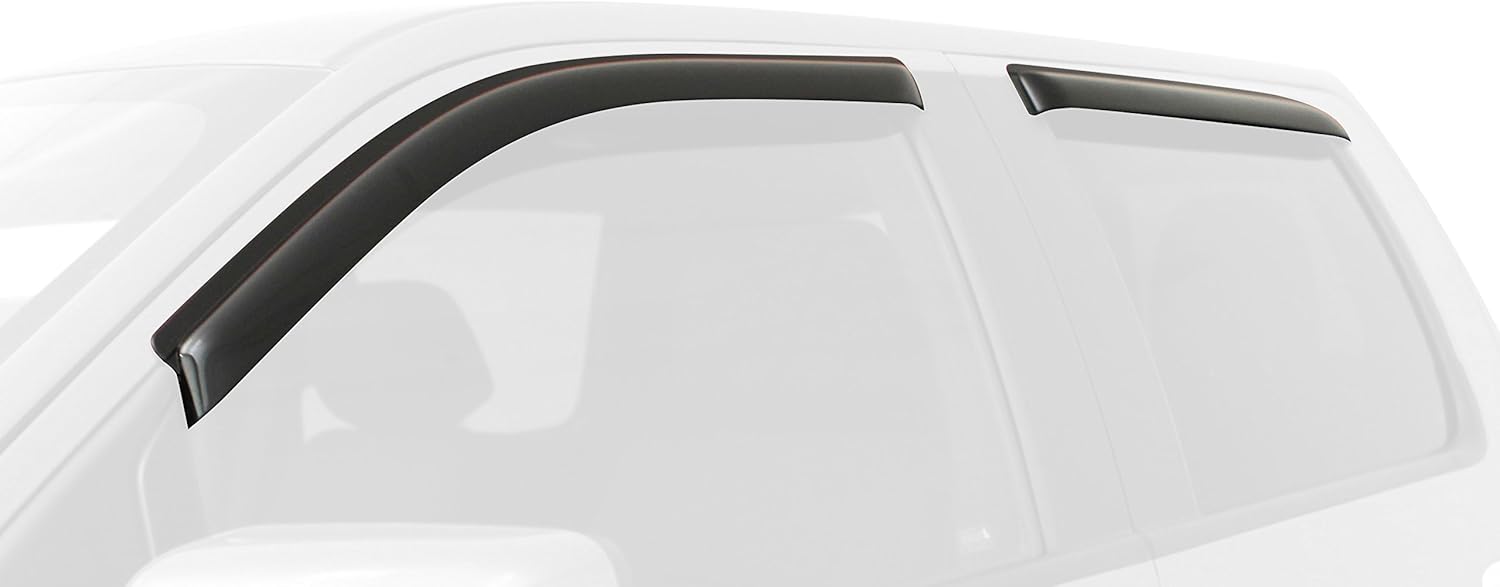 Auto Ventshade Black Tie 715157 Vent Visor, 4 Piece