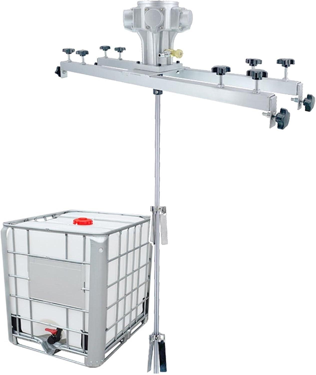 Pneumatic Paint Mixer, 250 Gallon IBC Air Agitator, Bracket Mixer, with Foldable Blades, Paint Stirring Machine Mix Tool(H006