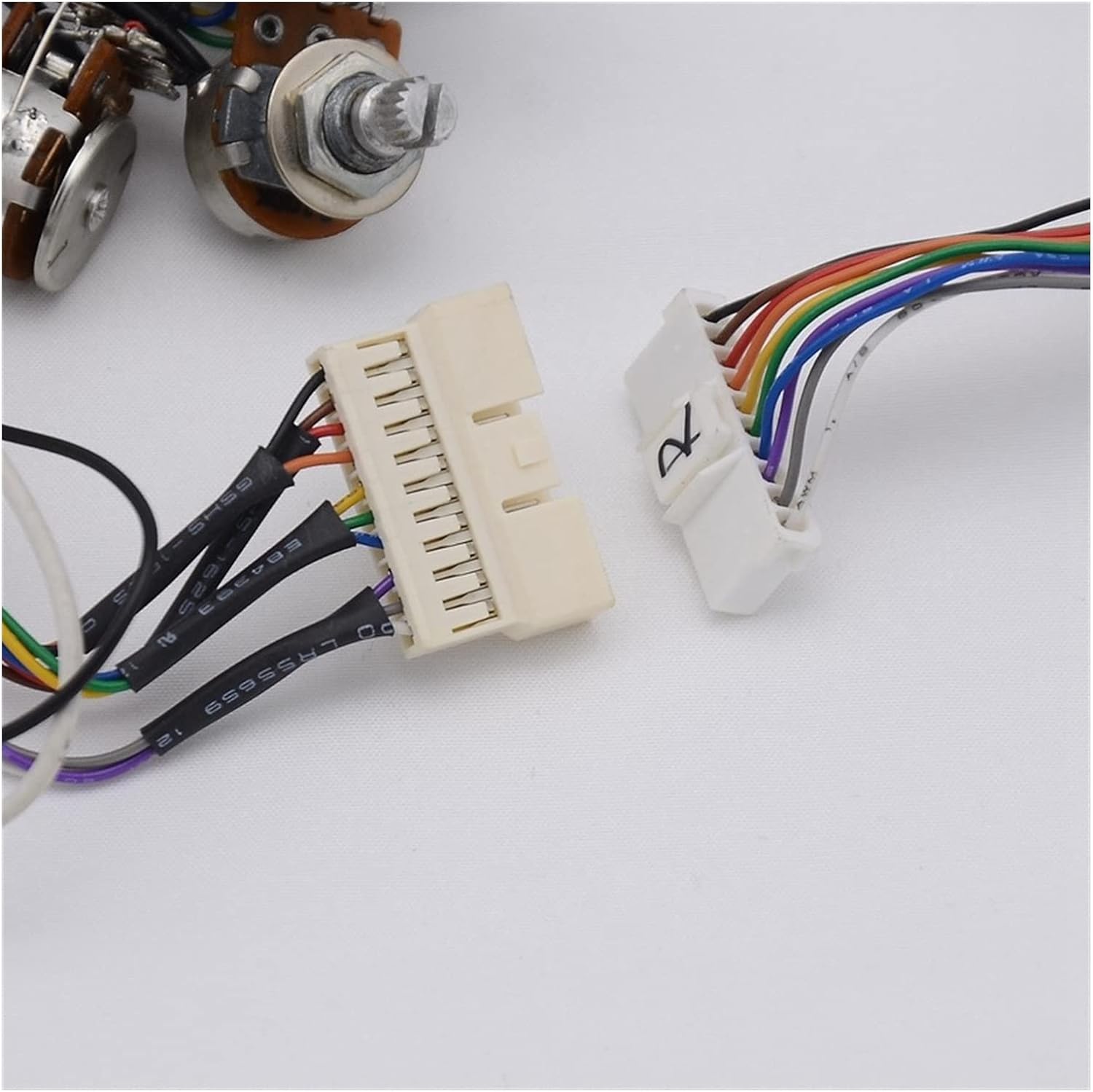 KESHUO Electric Guitar Wiring Harness 1 Set Rock Bass 2 Band EQ Active Preamp Circuit for Passive Bass Pickup