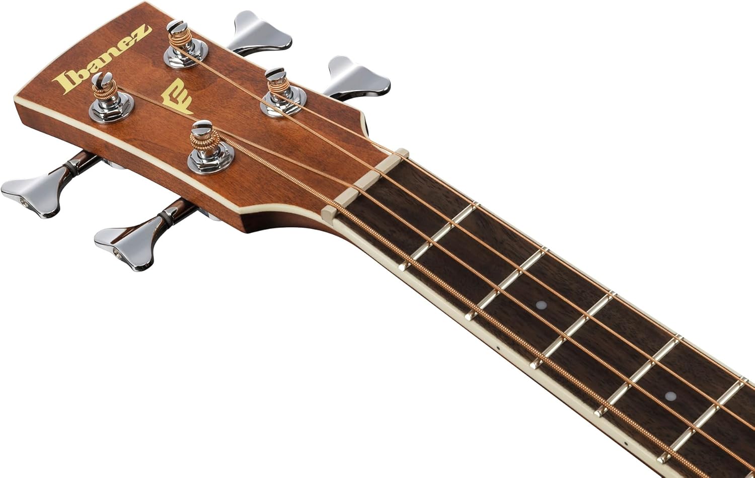 Ibanez PNB14E Acoustic-Electric Bass Guitar - Open Pore Natural Bundle with Gig Bag, Tuner, Strap, Instrument Cable, Austin Bazaar Instructional DVD, and Polishing Cloth