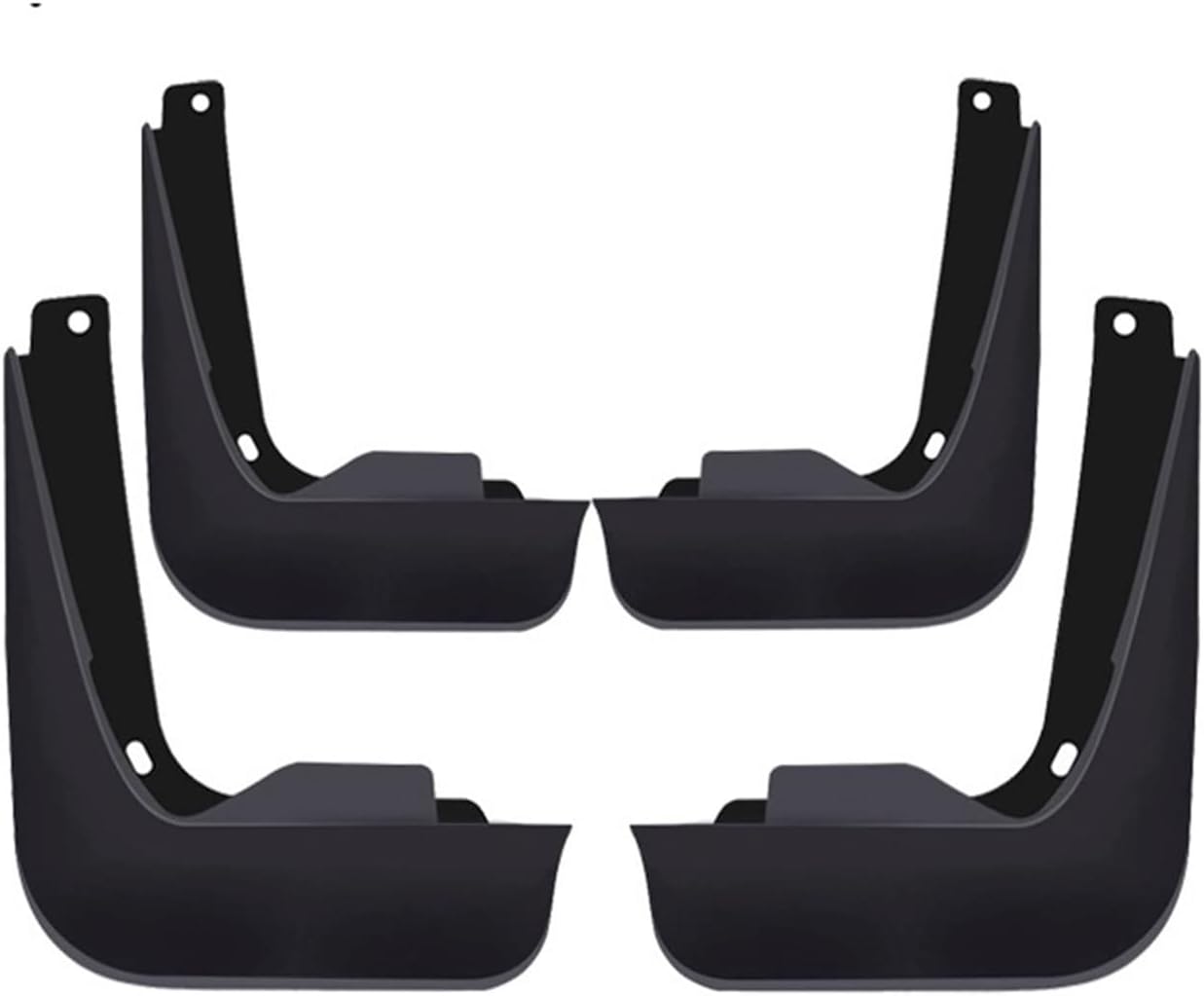 HKKAXWRQE Car Styling Compatible for T03 2023 2024 2025 ABS Car Mud Flaps Splash Guard Mudguards MudFlaps Front Rear Fender Accessories(No Logo)