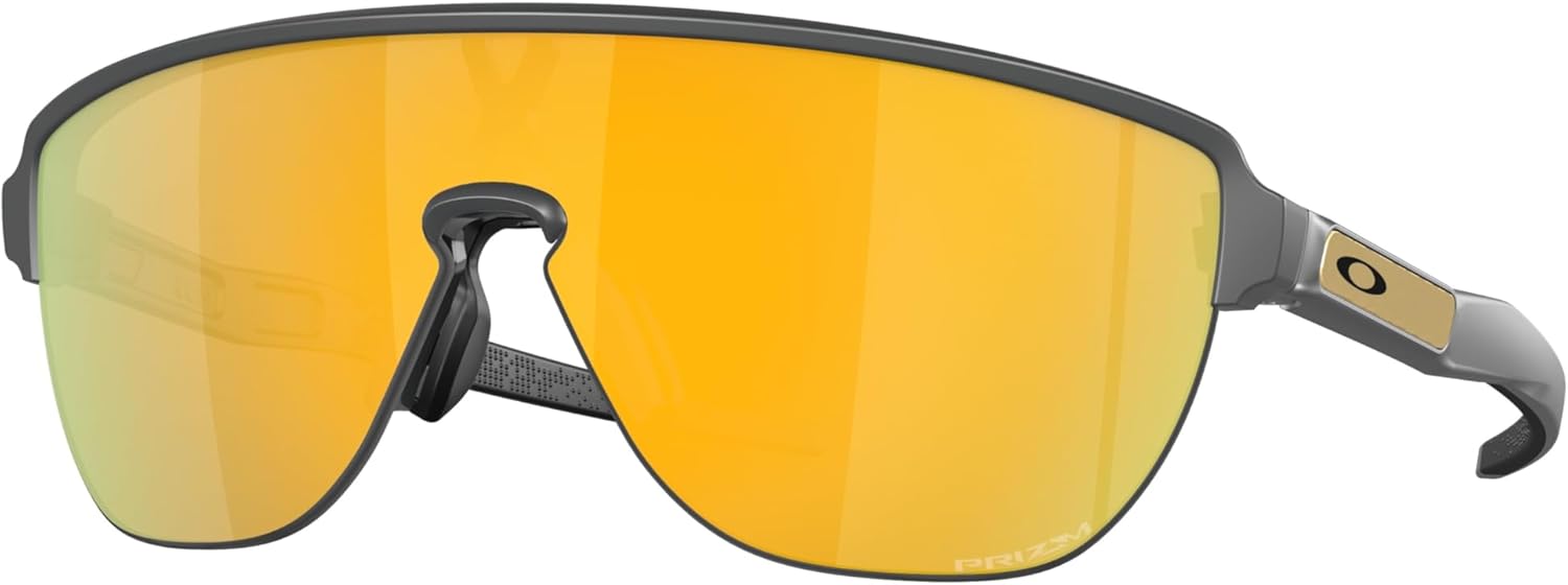 Oakley OO9248 Sunglasses Bundle: OO 9248 CORRIDOR 924803 Corridor Matte Carbon Prizm 24 and Eyewear Cleaning Kit