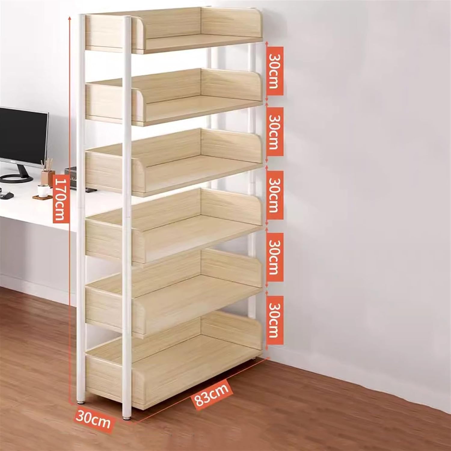 Printer Stand Multi-Layer Storage Shelf Organizer Printer Shelf Beside The Desk Simple Bookshelf Floor Storage Rack Office Printer Shelf(Small)
