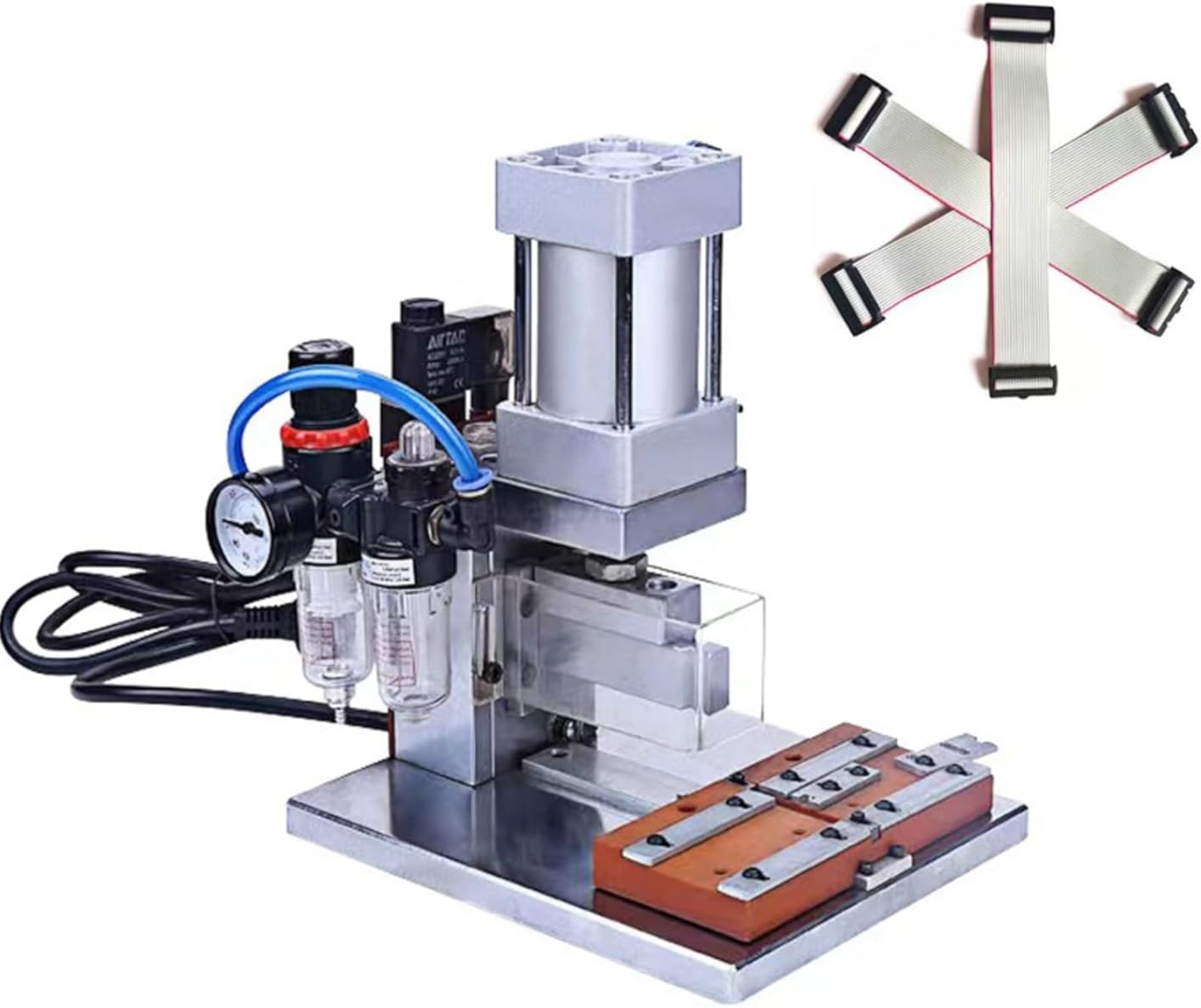 Computer-Controlled Automatic Cable Crimping Machine, Pneumatic Automatic Crimping Machine, Automatic IDC Riveting Press