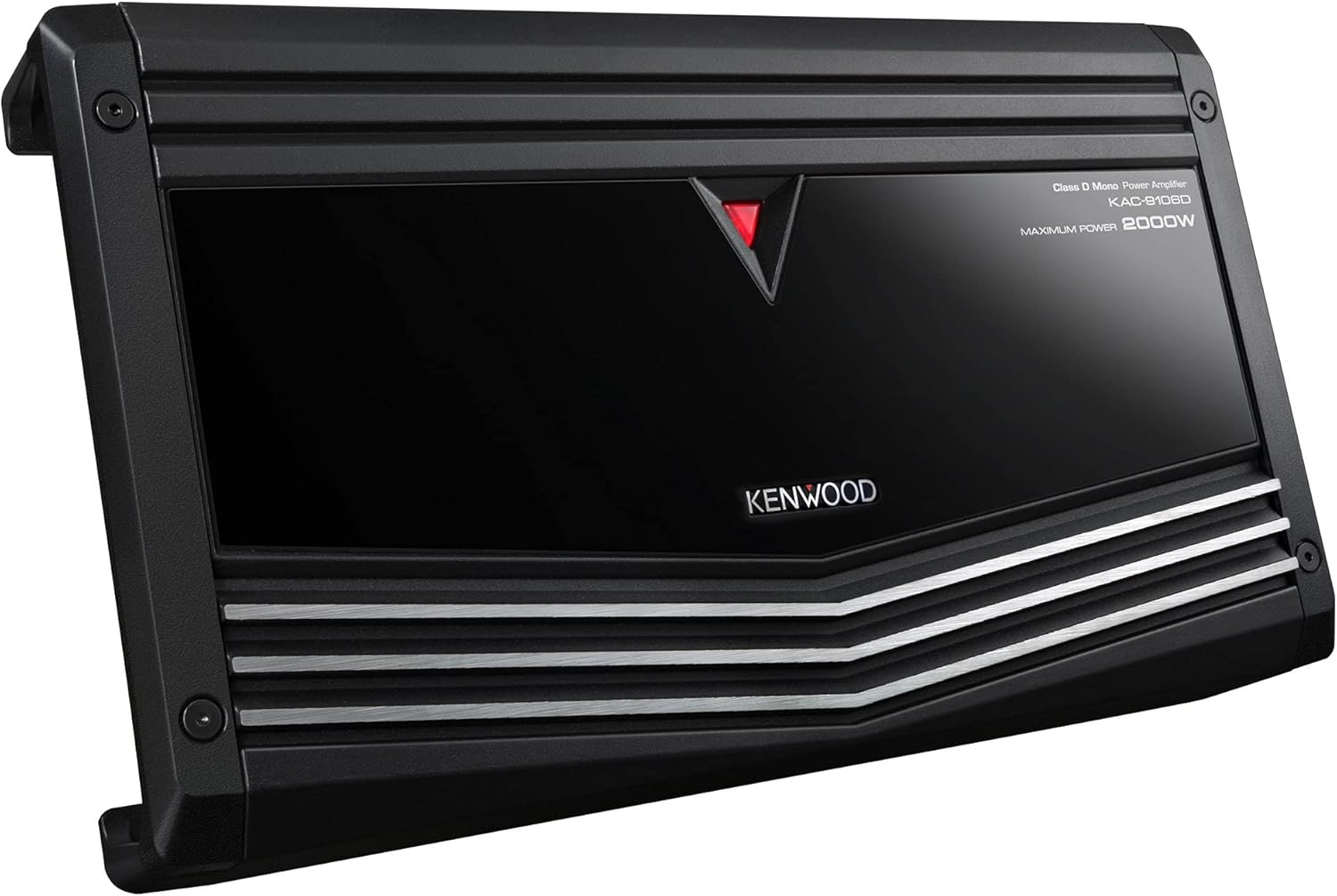 Kenwood KAC-9106D 2000 Watt Monoblock Class D Car Audio Power Amplifier Amp (Renewed)