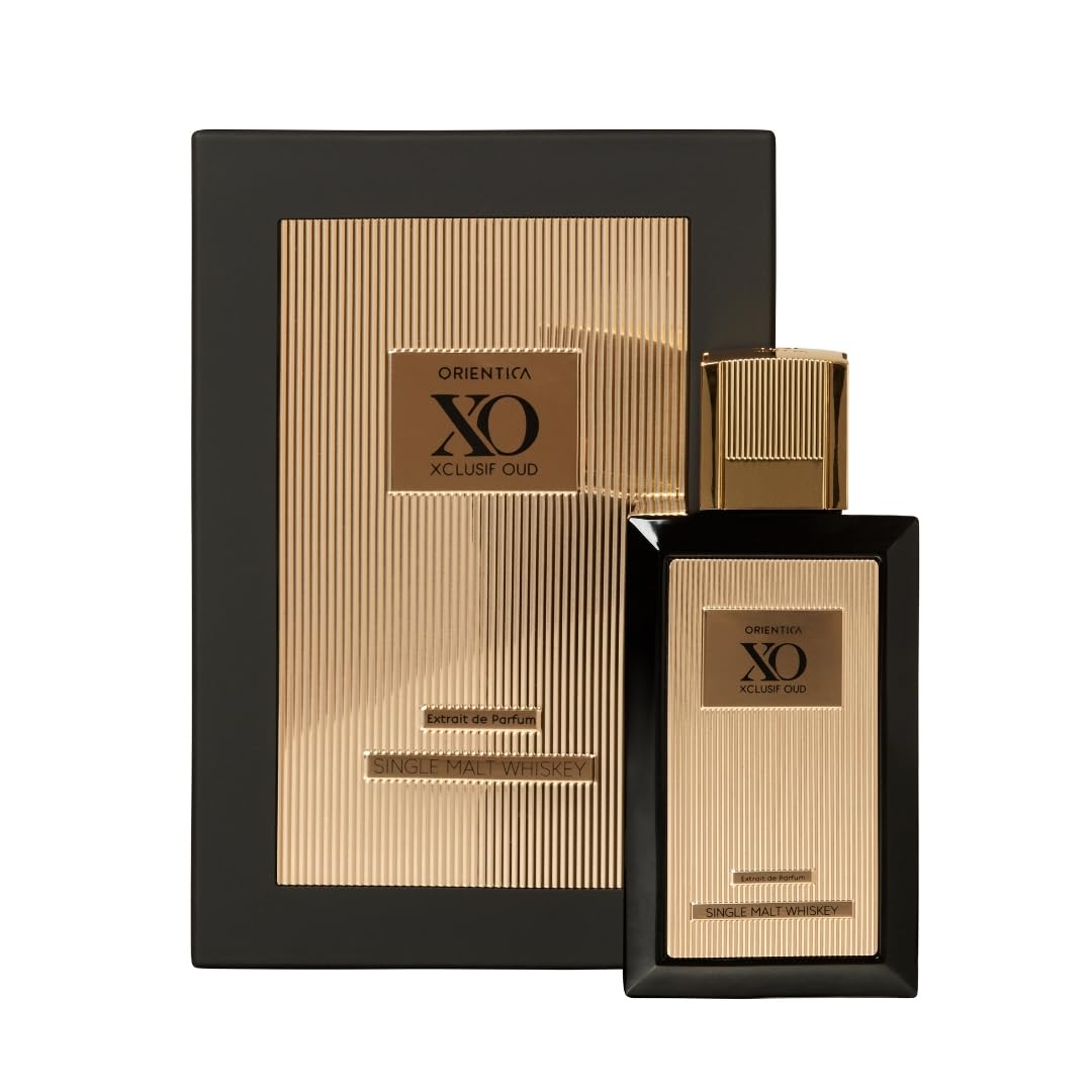 Orientica XO Xclusif Oud Single Malt Whiskey Extrait de Parfum – Woody, Caramel, Saffron, Incense, Oud, Patchouli, Leather, Sandalwood, Moss - Arabic Perfume for Men & Women – 4.0oz/120ml