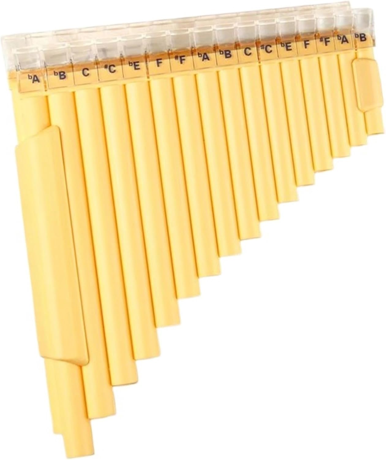32 Pipes Pan Flute Double Pipes G Key Plastic Traditional Woodwind Musical Instrument For Musical Lover