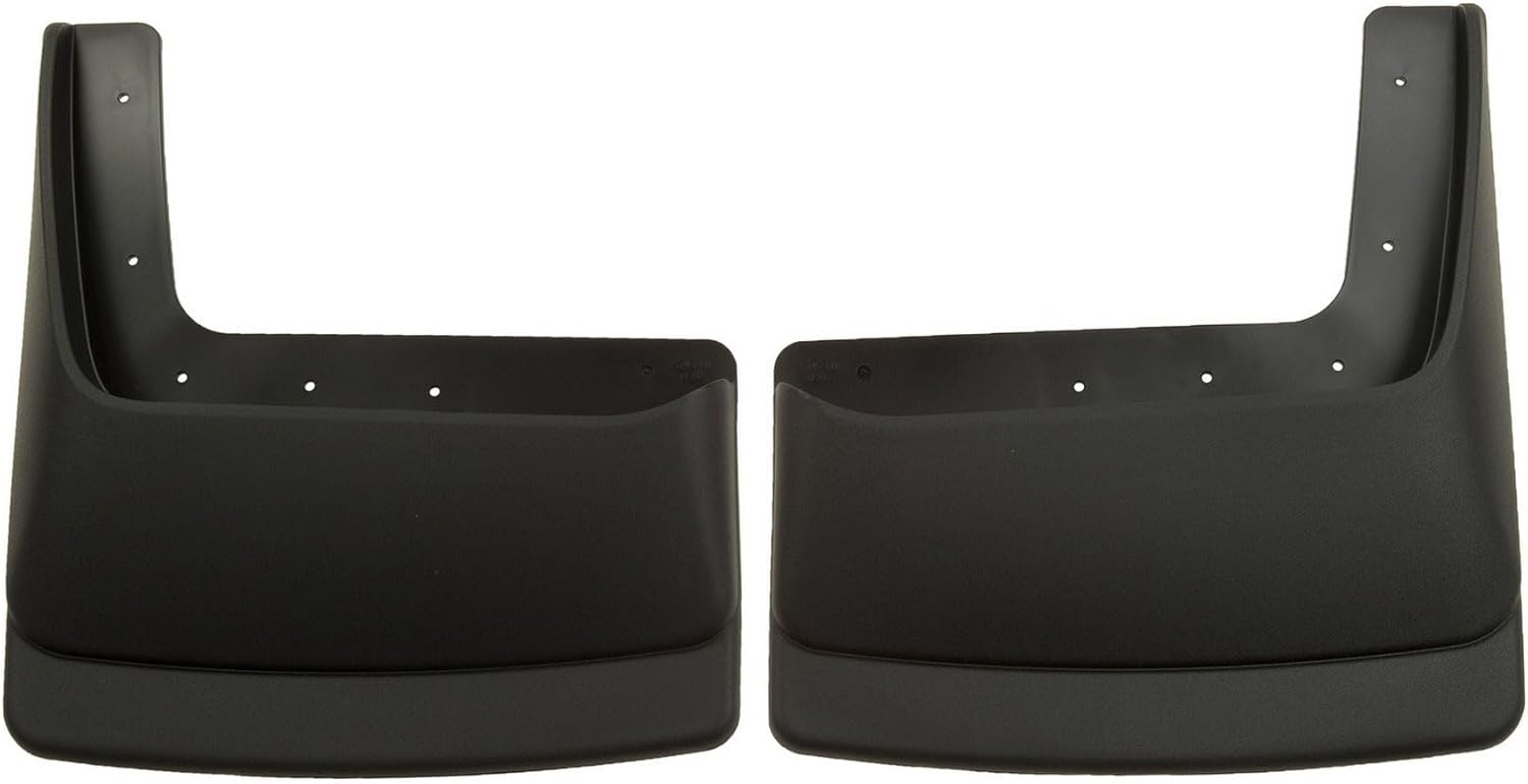 Husky Liners - Rear Mud Guards | 1999-2010 Ford F-350/F - 450 w/Dual Rear Wheels, Rear Set - Black, 2 Pc. | 57451
