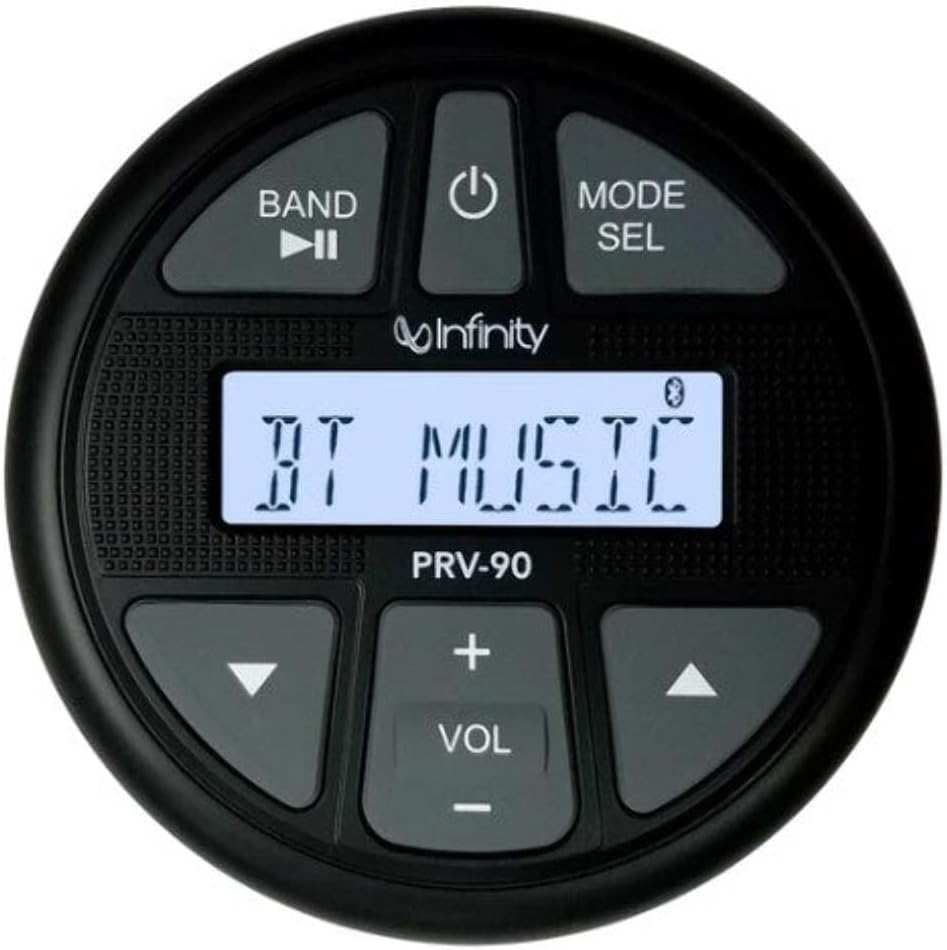 Infinity PRV90 AM/FM/BT/USB Gauge Style Stereo