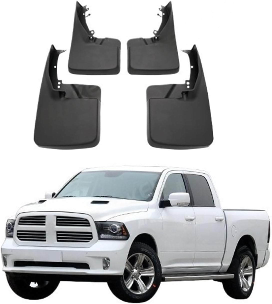 Compatible for Dodge Ram 1500 2500 3500 2009-2018 4PCS Brand New Splash Guar Mud Guards Mud Flaps Fender Car Styling Auto Accessories