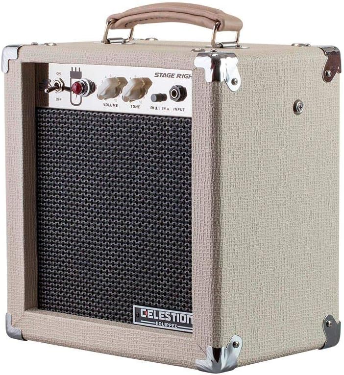 Monoprice 5-Watt, 1x8 Guitar Combo Tube Amplifier with Celestion Speaker - Stage Right Series