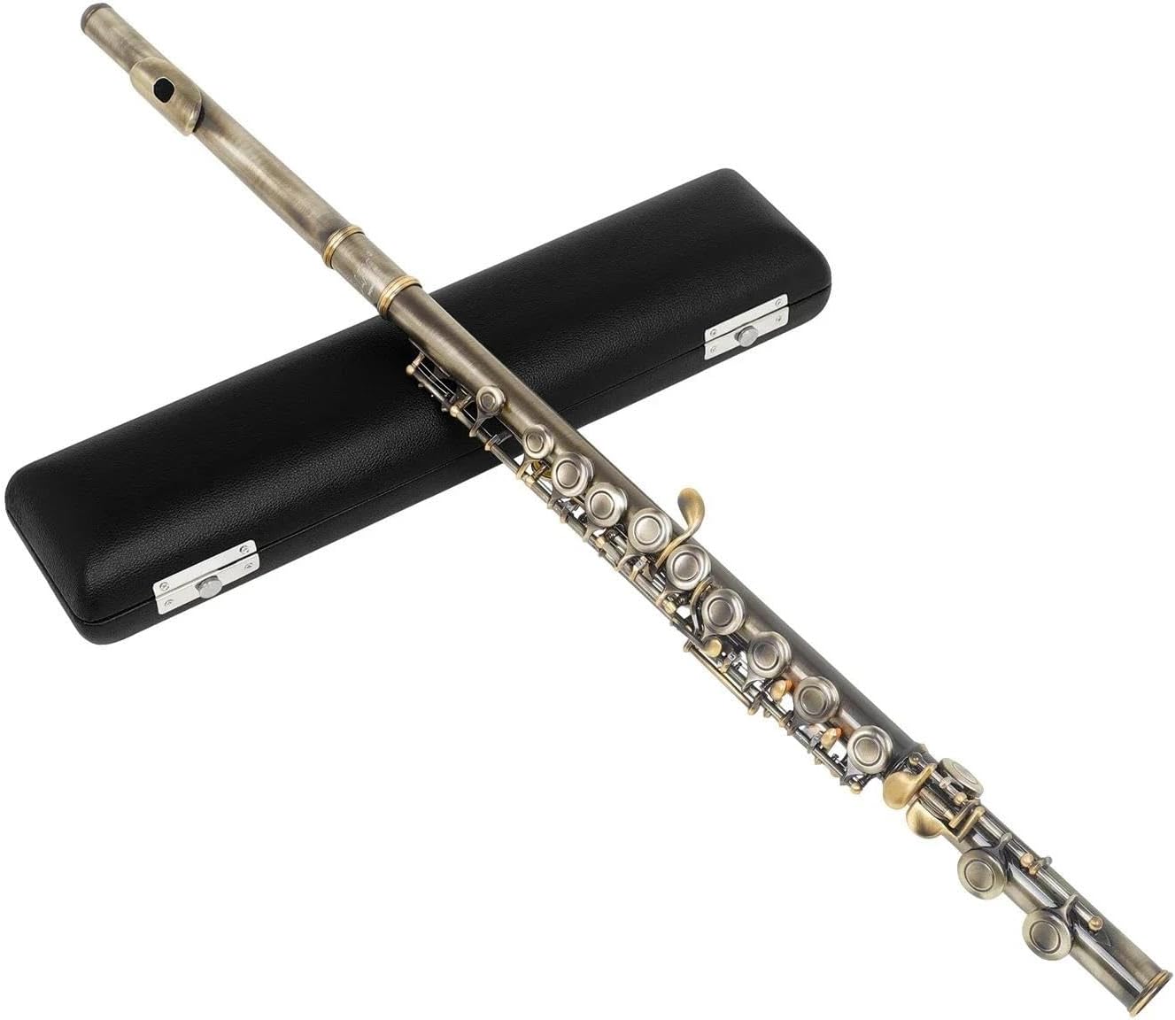 Professional Flute 16 Hole Closed Hole C Key Flute Professional Woodwind Instrument(2)