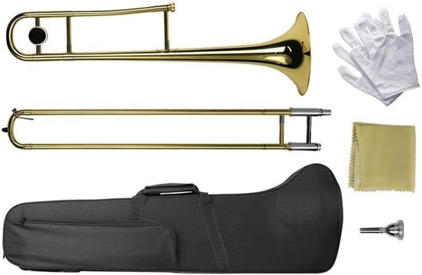 Tenor B flat trombone beginner playing instrument