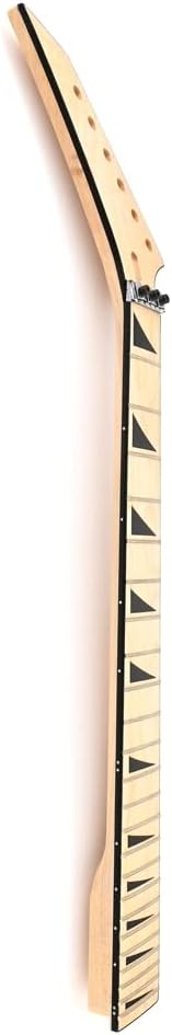 Electric Guitar Neck 24 Fret 25.5 Inch Maple Fingerboard Locking Nut Replacement for Jackson Style