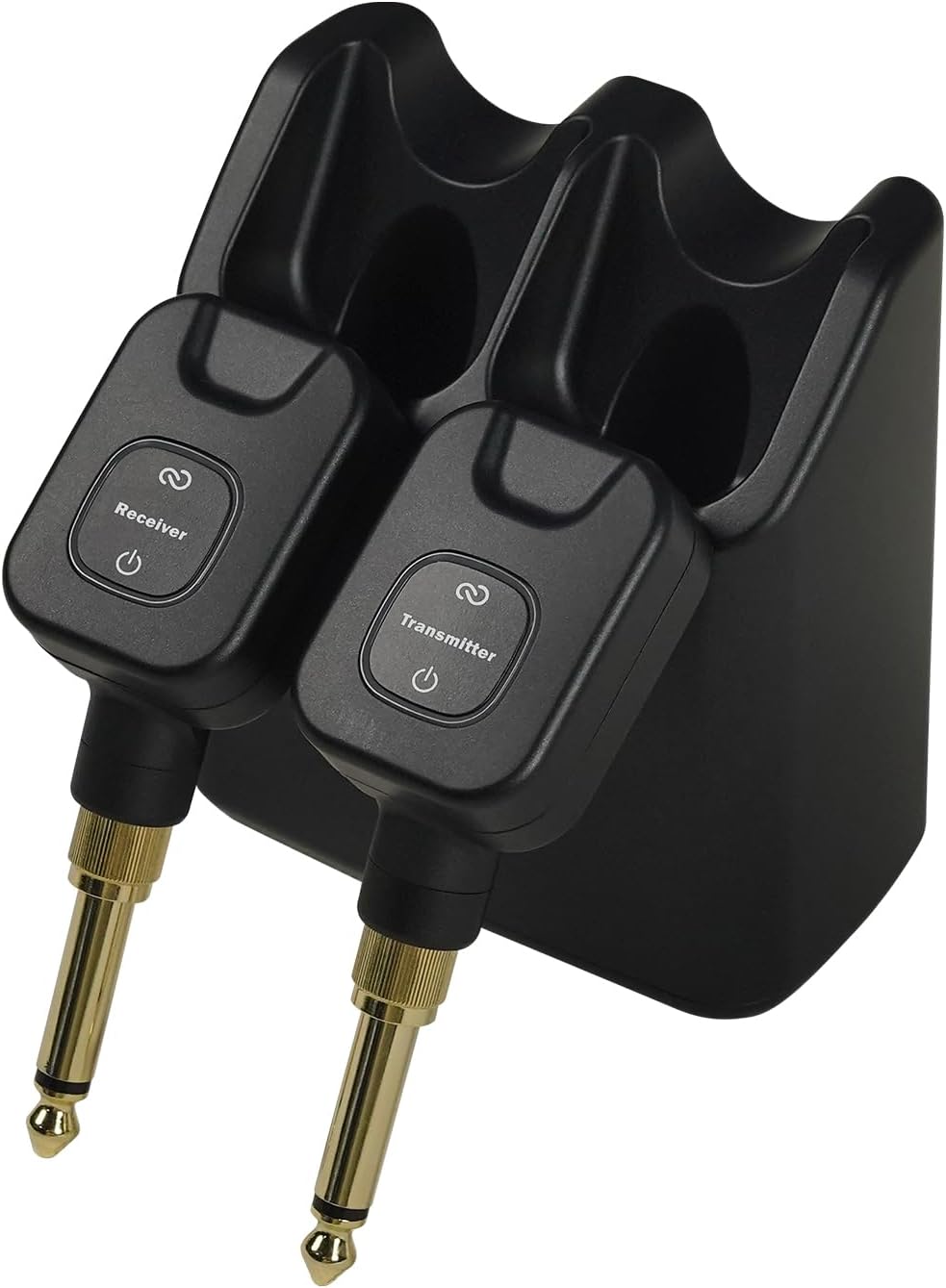 EROK WF-08 5.8GHz Wireless System for Guitar, Bass & Electric Instruments – 4.6ms Ultra-Low Latency, 48K/24bit, 30M Range, with Rechargeable Charging Case (WF-08)