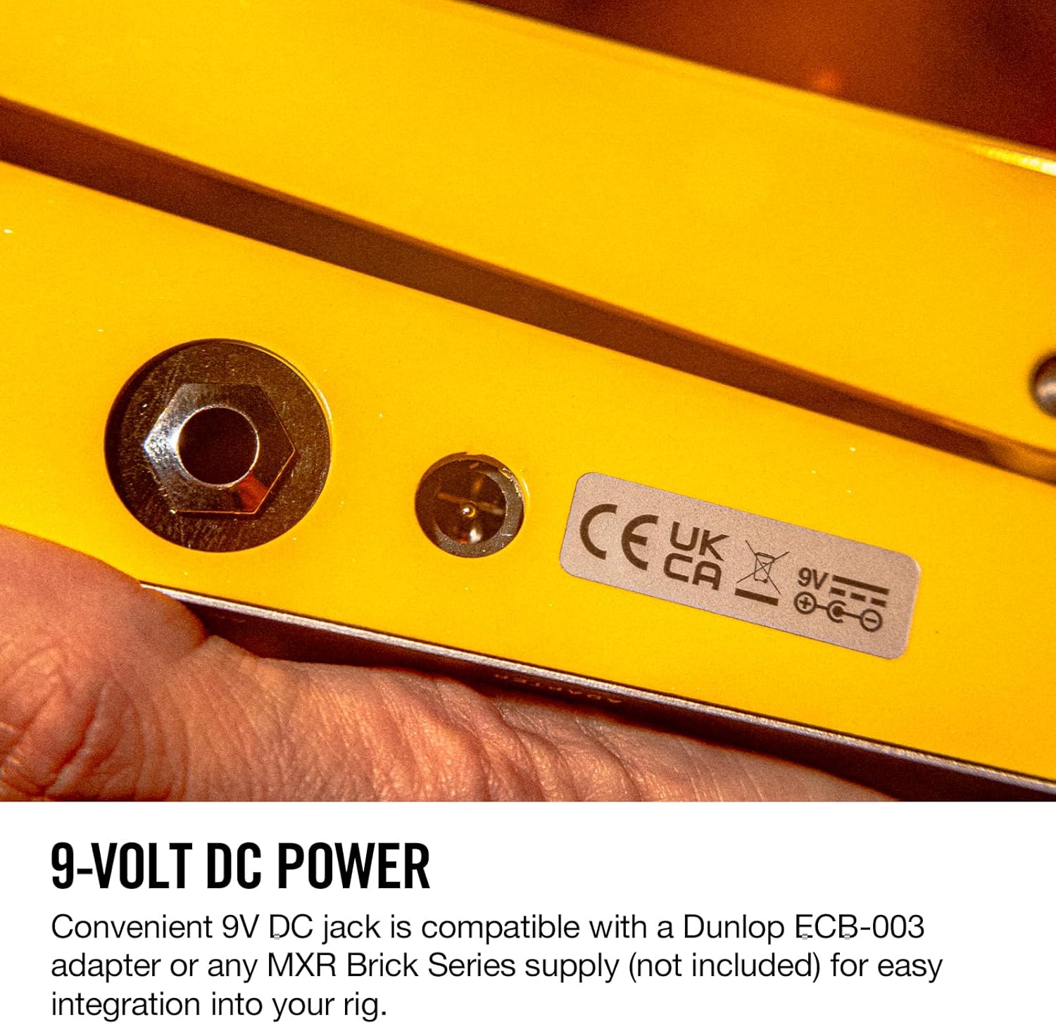 Kirk Hammett Cry Baby® Wah Yellow Sparkle Edition