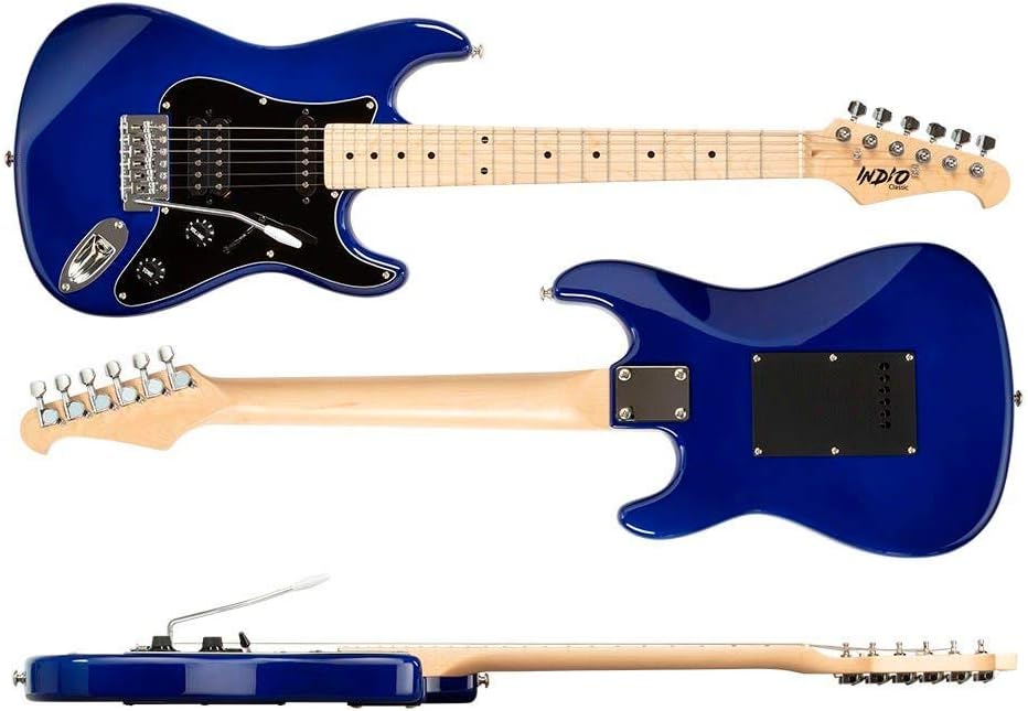 Monoprice Indio Series 6 String Electric Guitar, Right (610104), Small