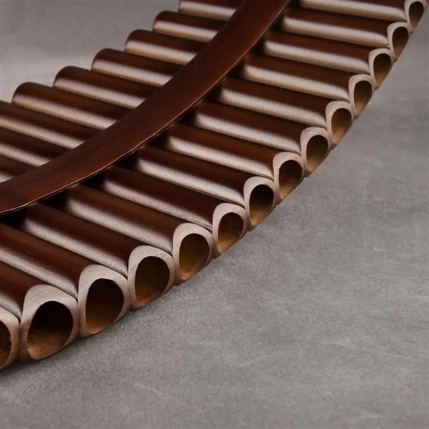 25 Pipes C Key Pan Flute Pan Pipes Woodwind Instrument Chinese Traditional Musical Instrument Case (Color : Left)