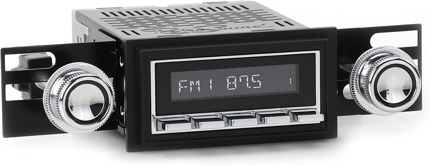RetroRadio Compatible with 1967-68 Ford Mustang Features Include Bluetooth, USB, AM/FM HC-M2-226-08-77F1