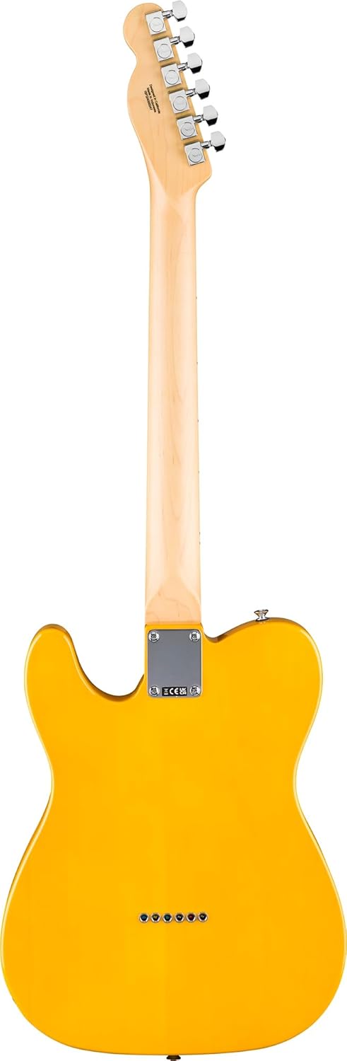Fender Standard Telecaster - Butterscotch Blonde Bundle with Strap, Guitar Cleaning Kit and Austin Bazaar Instructional Video