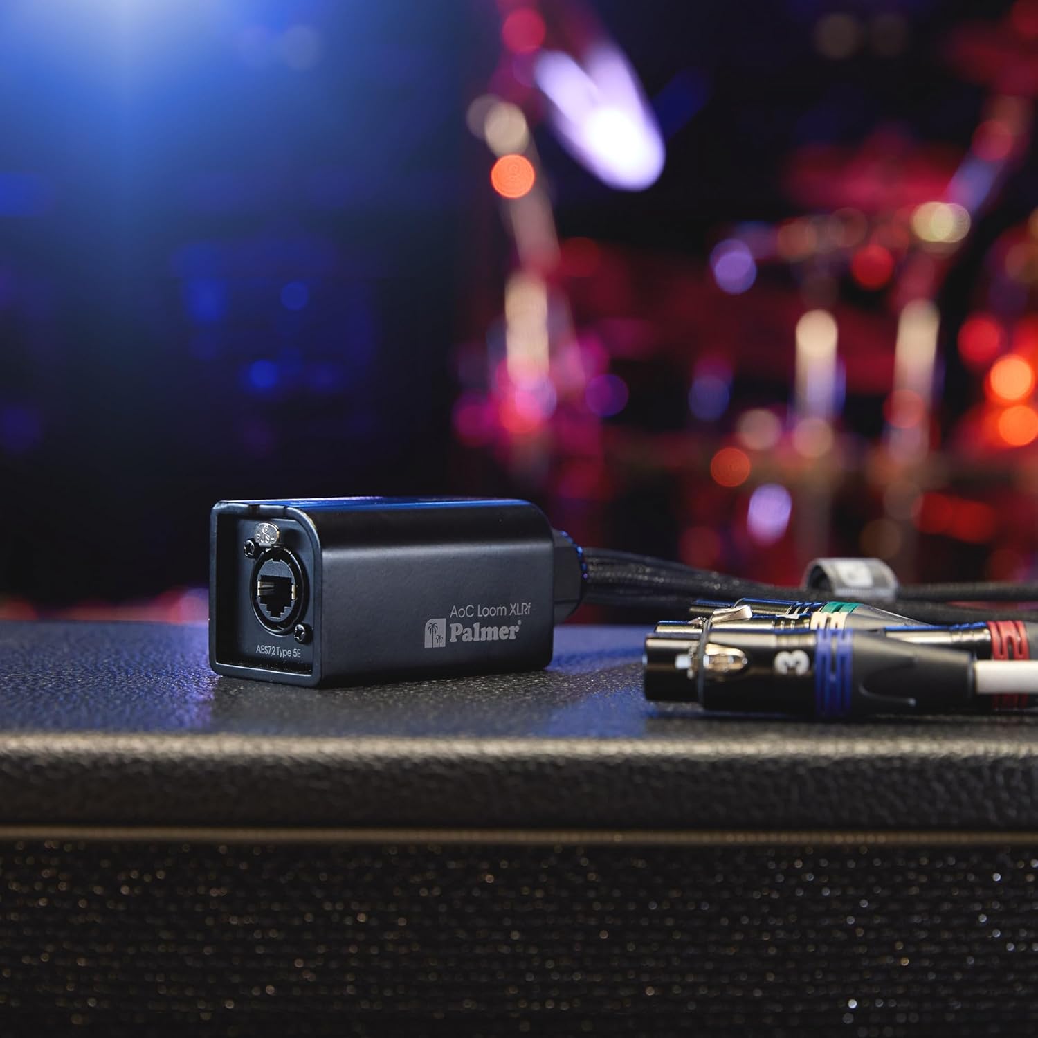 Palmer AoC Loom XLRf Audio Over Cat multicore Adapter Cable from etherCON to 4 x XLR Female