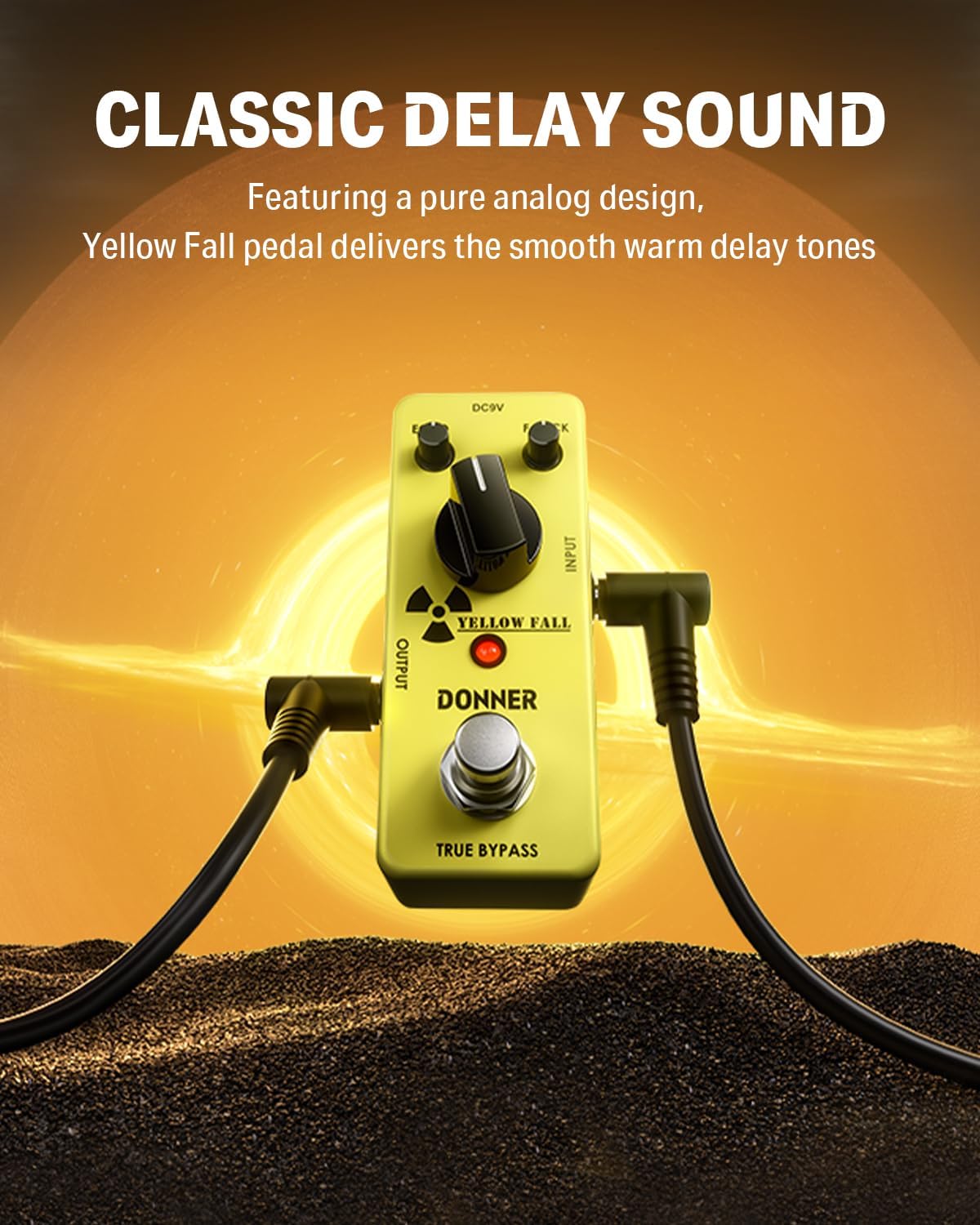 Donner Tuner Pedal and Delay Guitar Pedal