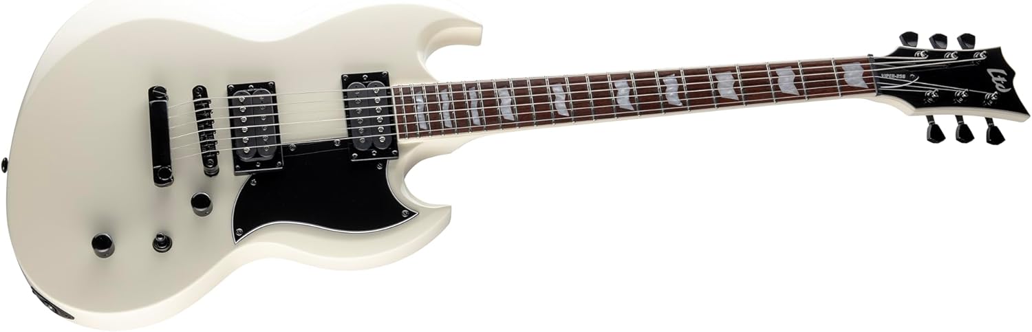 ESP LTD Viper 256 Electric Guitar, Olympic White