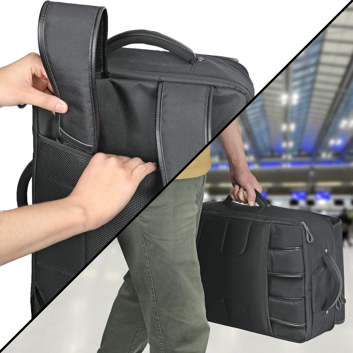 GOgroove MIDI Keyboard Backpack - MIDI Keyboard Case Compatible with Novation Launchkey 25 Key Keyboard, DJ Headphones, and More Studio Equipment with Customizable & Scratch Resistant Interior