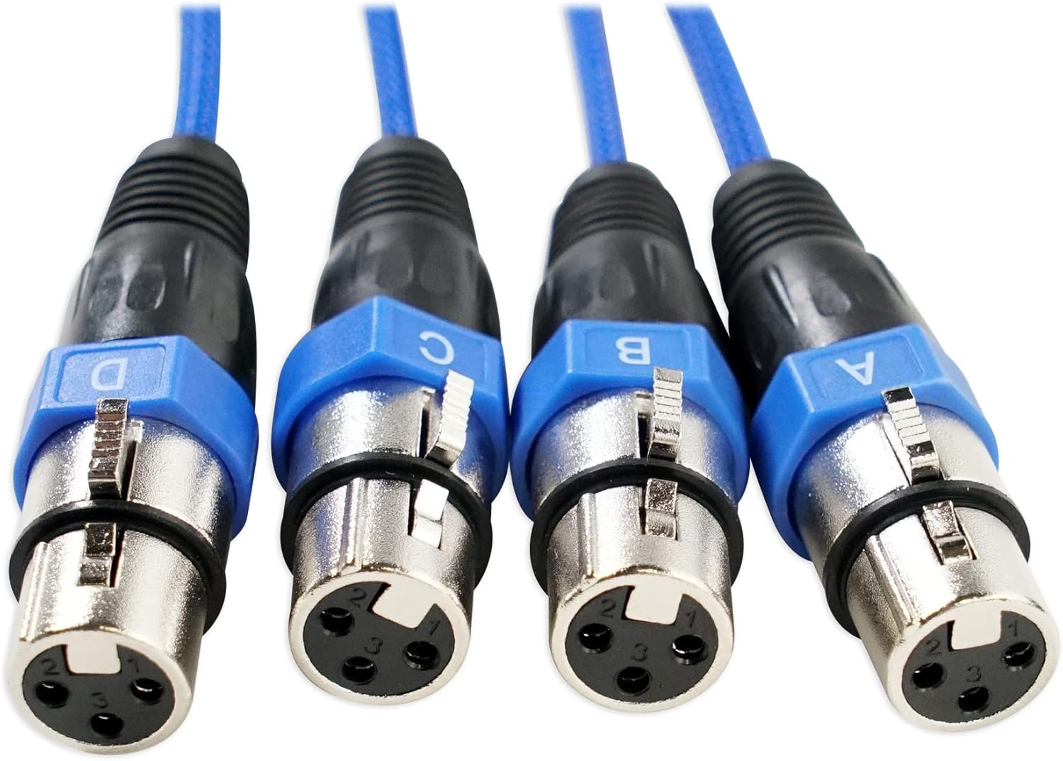 Rockville SX32100 32 Channel XLR Snake Cable (4 Returns), 100 Ft, 100% OFC, Durable Build, Low Noise, High Flexibility, for Live Sound and Studio Recording