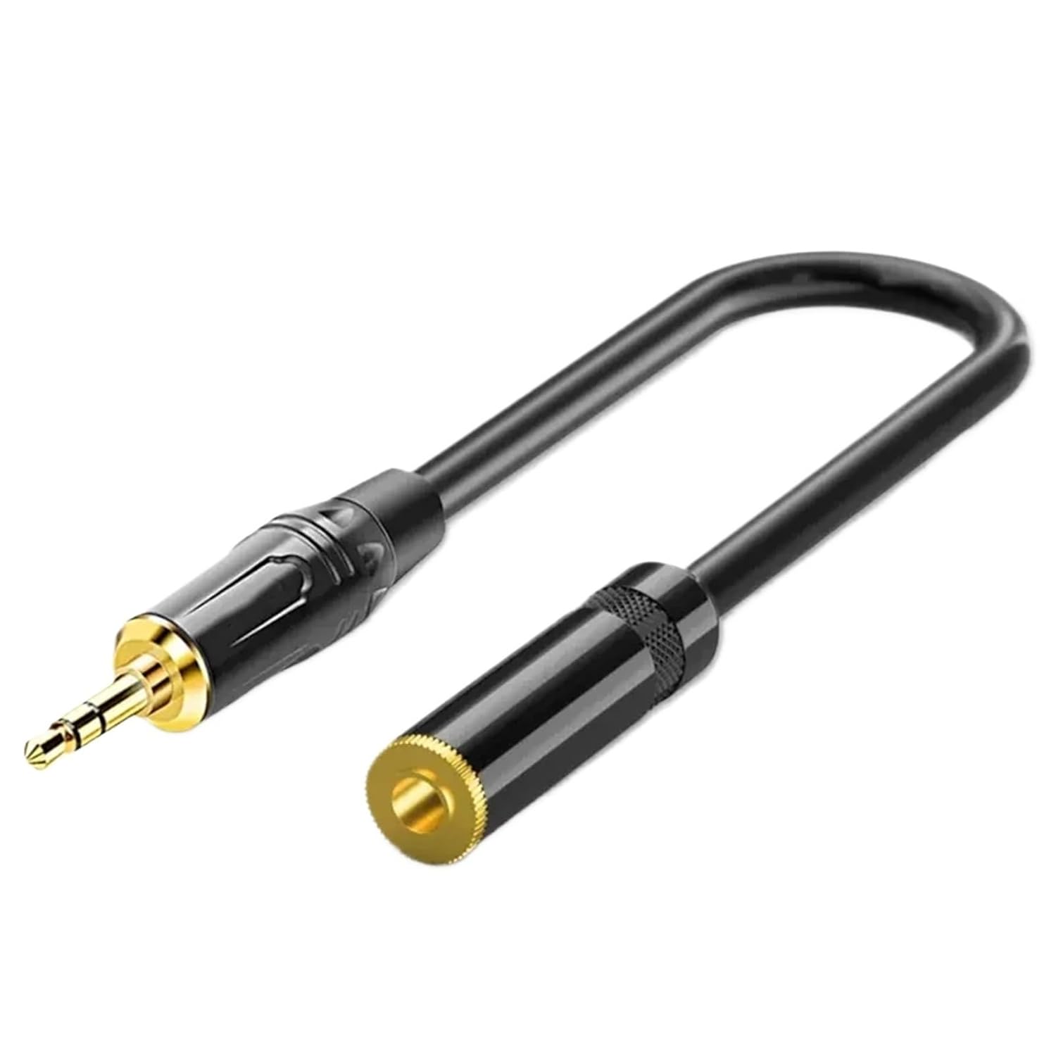 AUX 3.5mm to Female Headphone Audio Extender Cable 3.5 to Jack for Computer Speaker Speaker Amplifier Etc TRS(3.5(M) to 3.5(F),0.5m)