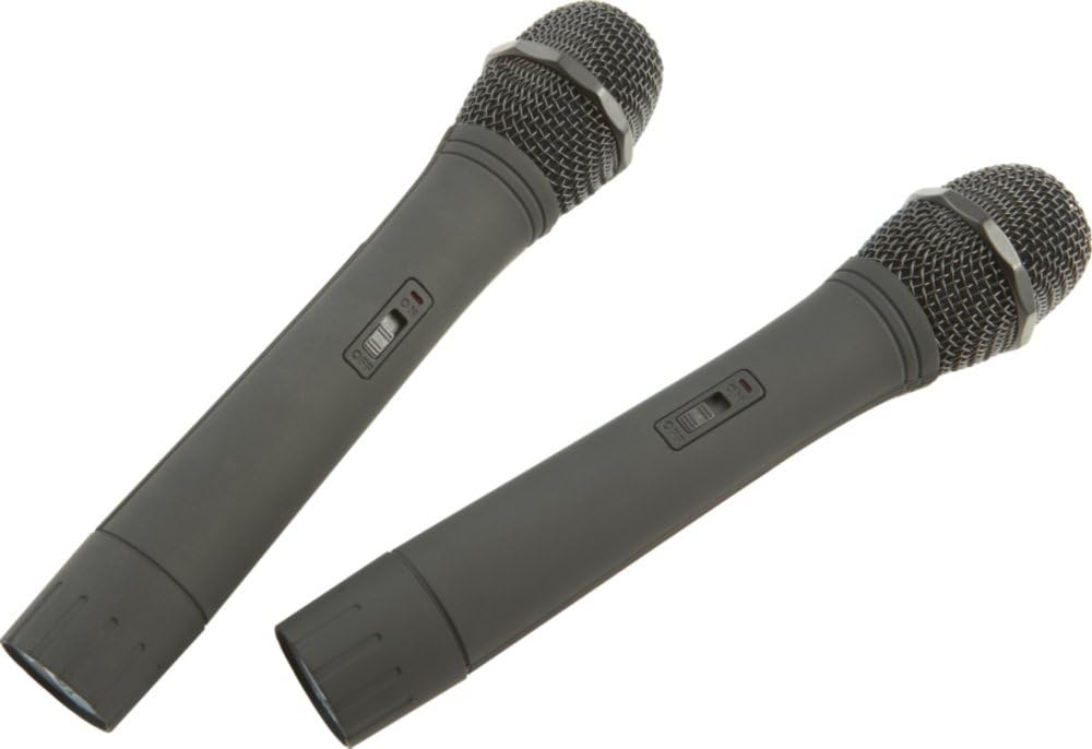 Nady ENCOREDUET-HT A1&D 2-Channel VHF Wireless Dual Microphone System with Dual Hand-Held Mics