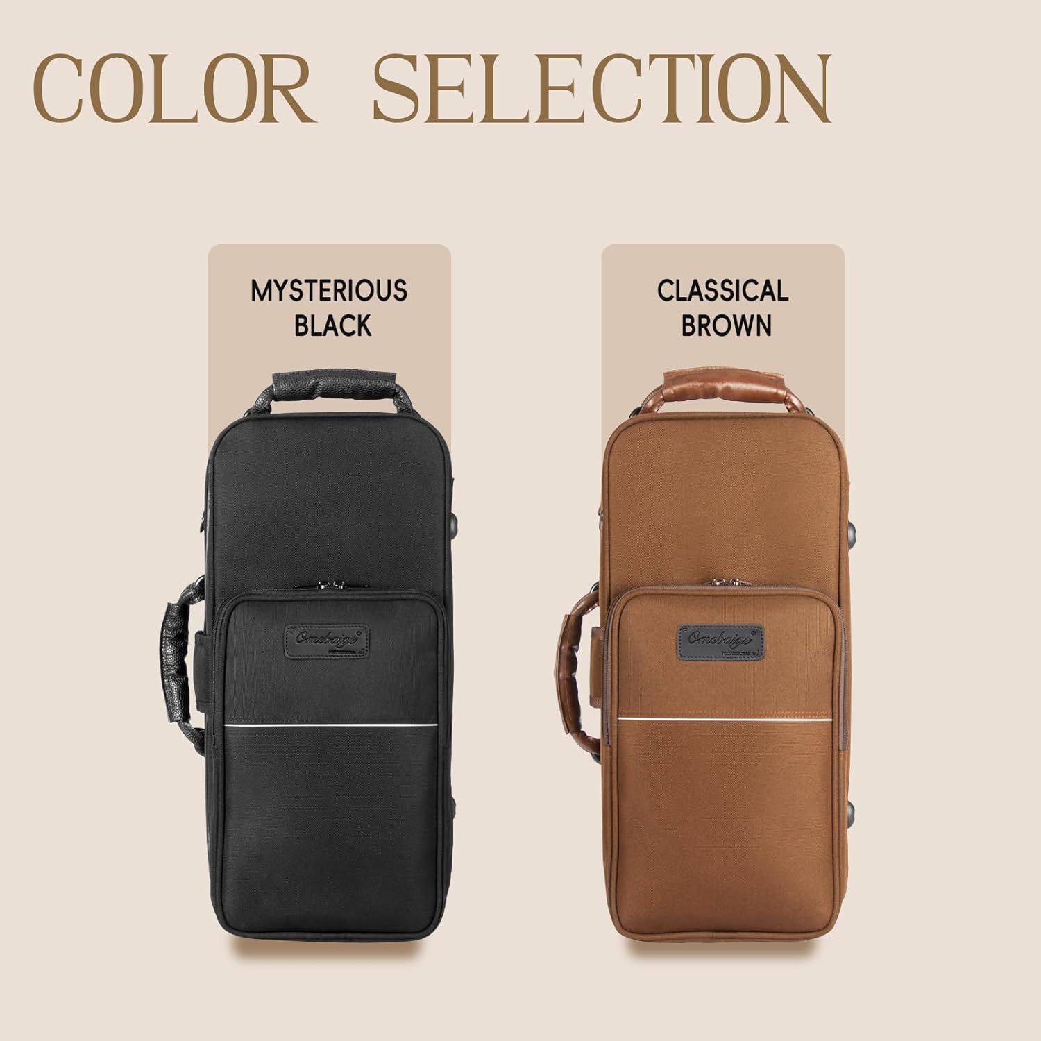 Trumpet BGR Rectangular Case, Nylon Material 1200D Trumpet Case, Built-in Backpack Straps Trumpet Bag