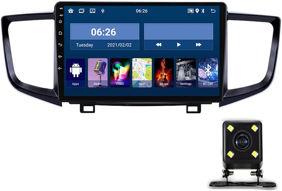 Double Din Car Stereo with Bluetooth 9 Inch Car Audio Receiver Touch Screen Multimedia MP5 Player for Honda Pilot 2016-2019 with Backup Camera/SWC/USB/Carplay/FM Car Radio,2g+32g