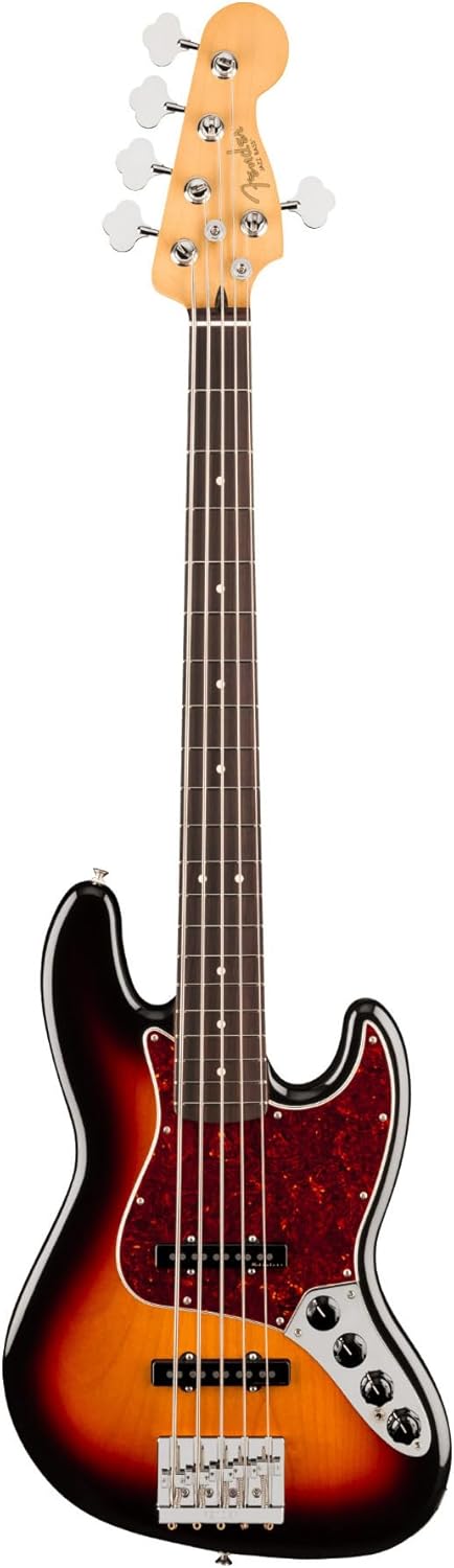 Fender Player II Modified Active Jazz Bass V - 3-tone Sunburst, Rosewood Fingerboard