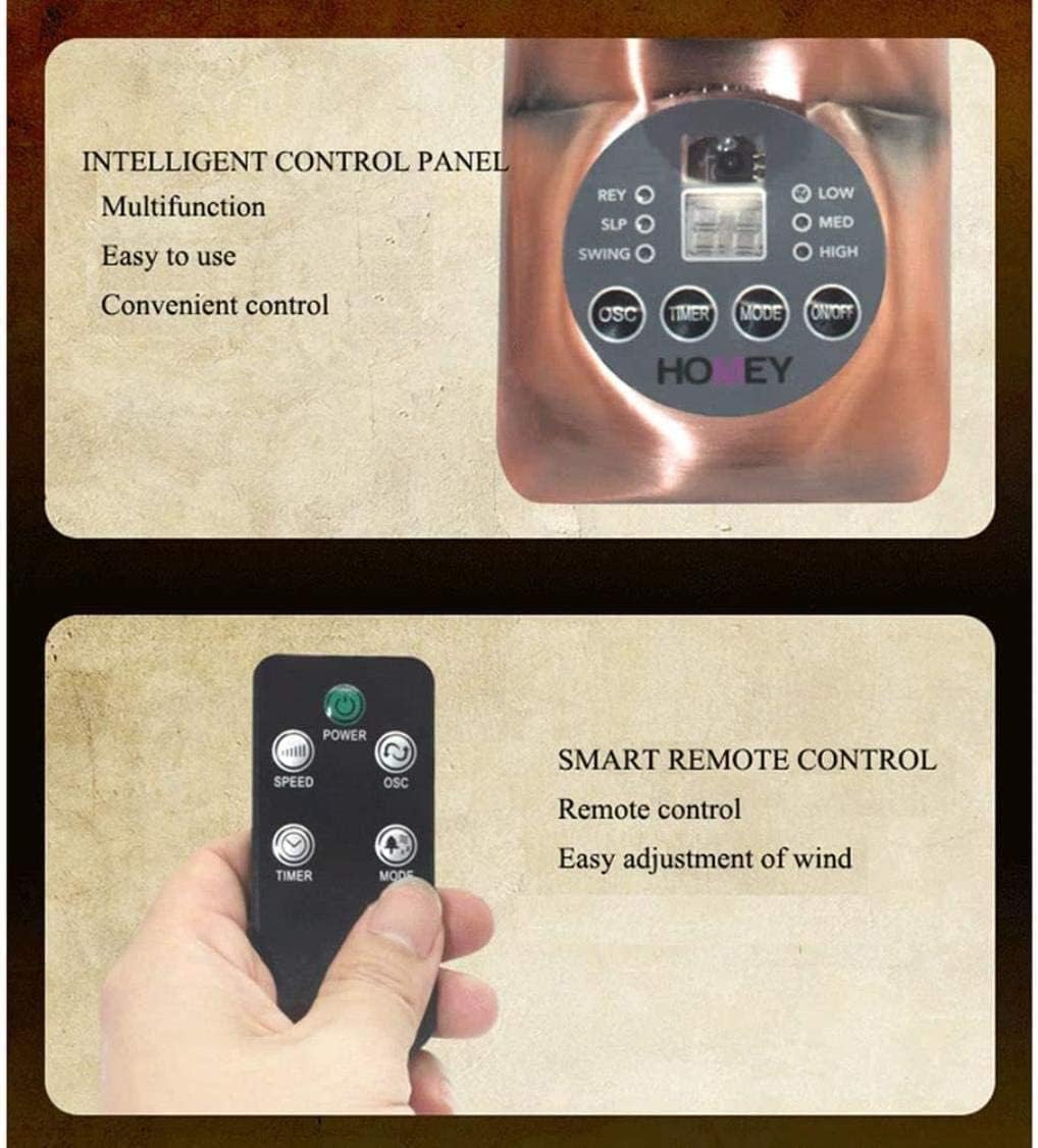 Residential Wall Mount Wall-Mounted Fan with Remote Control Timing, High-Speed Three-Speed Adjustable, Silent and Energy Saving, for Home Office Commercial Industry,W,400mm/H,450mm (Size : W:450mm/H: