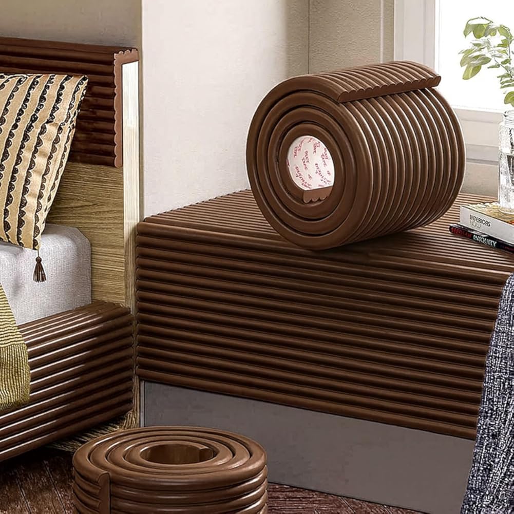 Upholstered Wall Panels Self Adhesive, Garage Wall Protector for Car Doors for Walls/Beams/Stair, Multifunctional Anti-Collision Padding for Kids(A,L 6.6FT x W 32IN)