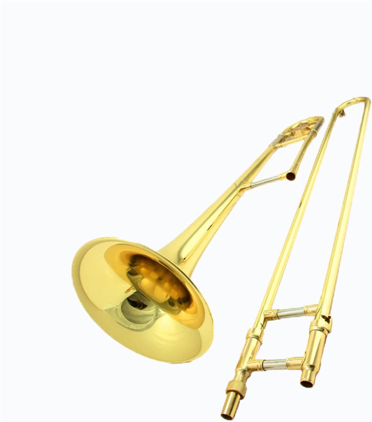 FLFL Student Trombone Professional B-Flat Alto Trombone Suitable for Adult Brass Bands