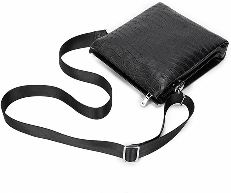 Men's Tote Leather Large Capacity Business Briefcase Top Layer Laptop Bag