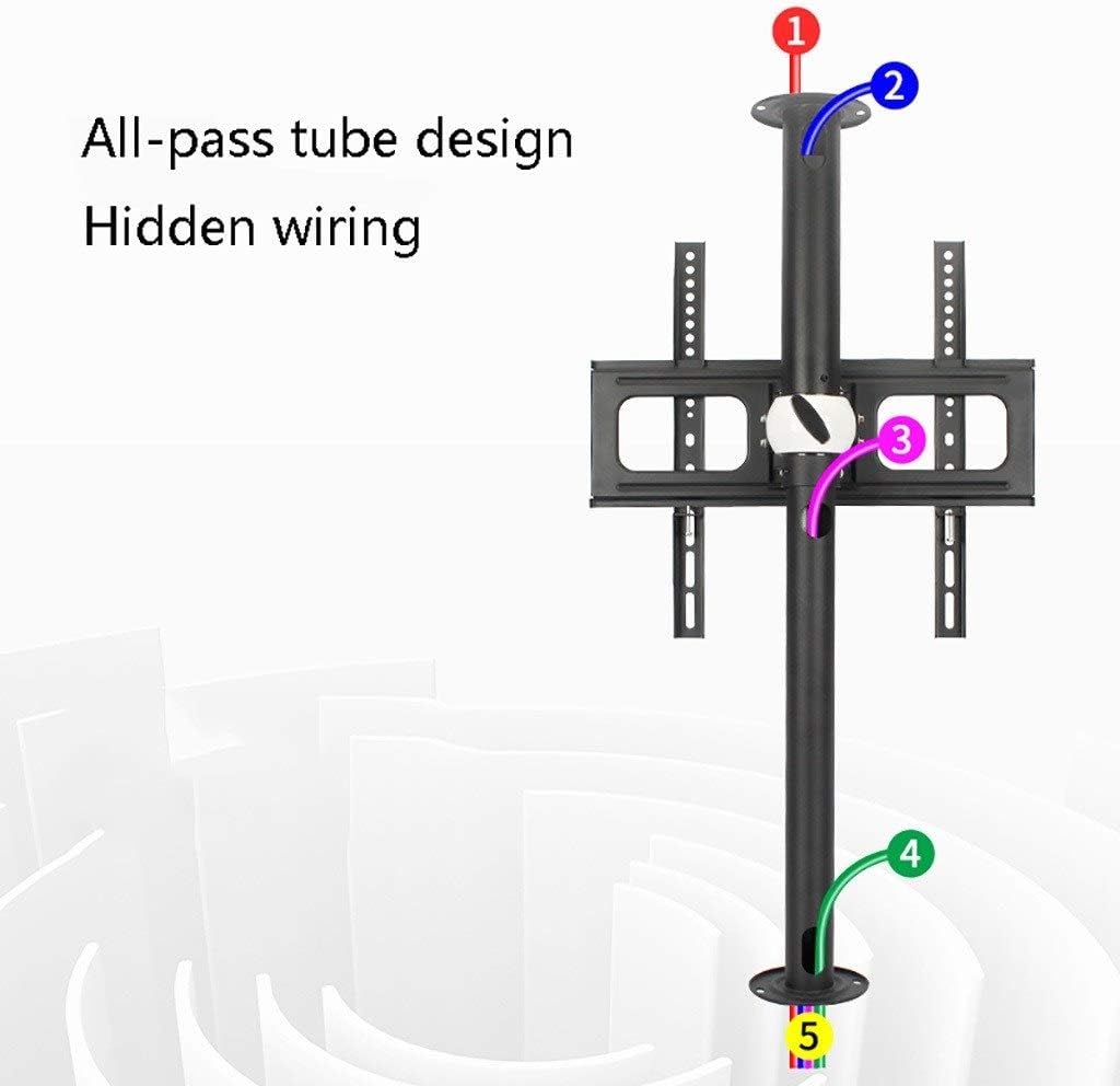 TV Stand,tv Wall Mount 32-55 inch partition Rotating Hanger, LCD TV partition Wall Bracket, Video Wall Rotating Base 360 Degree Rotating Bracket, Height Adjustable