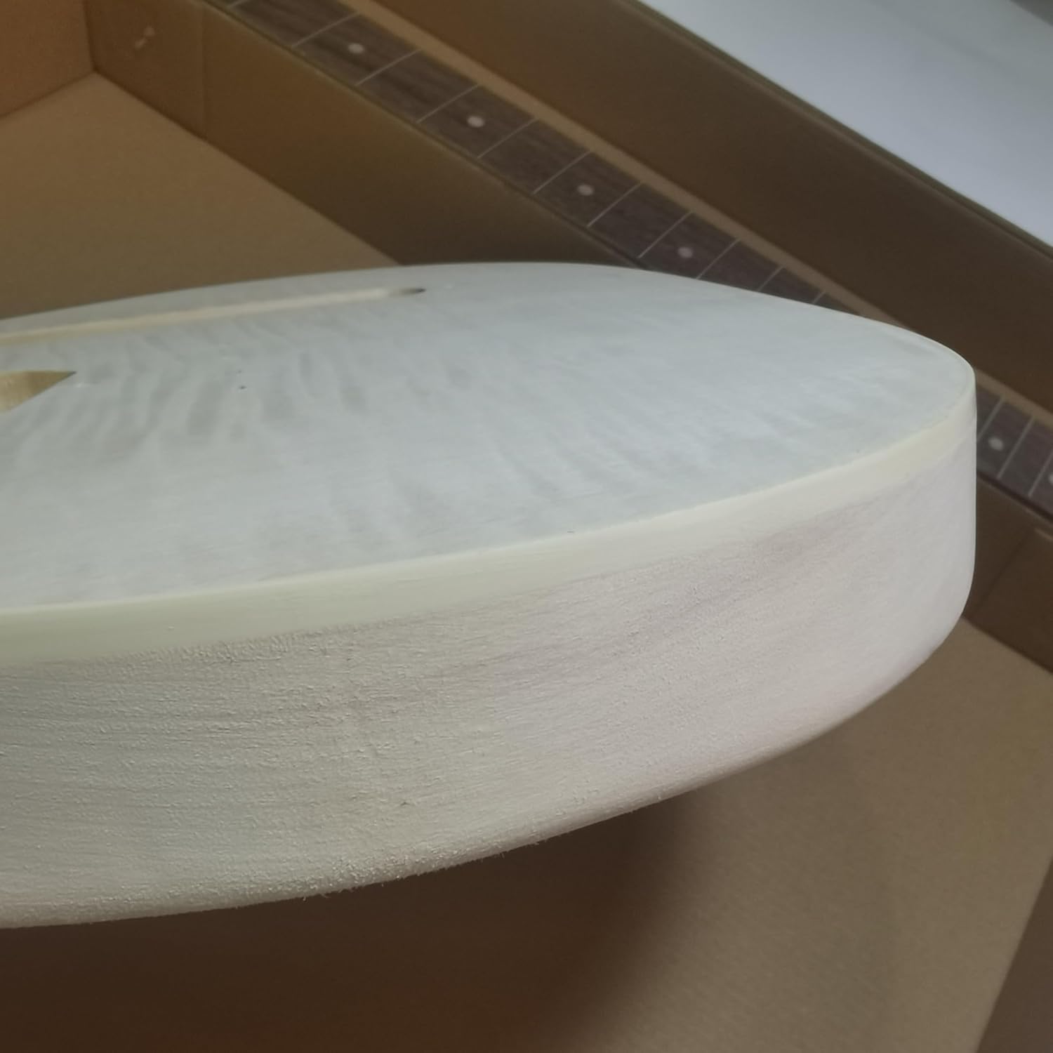 Flame Maple Effect TL Style Semi-Finished Diy Electric guitar Kit