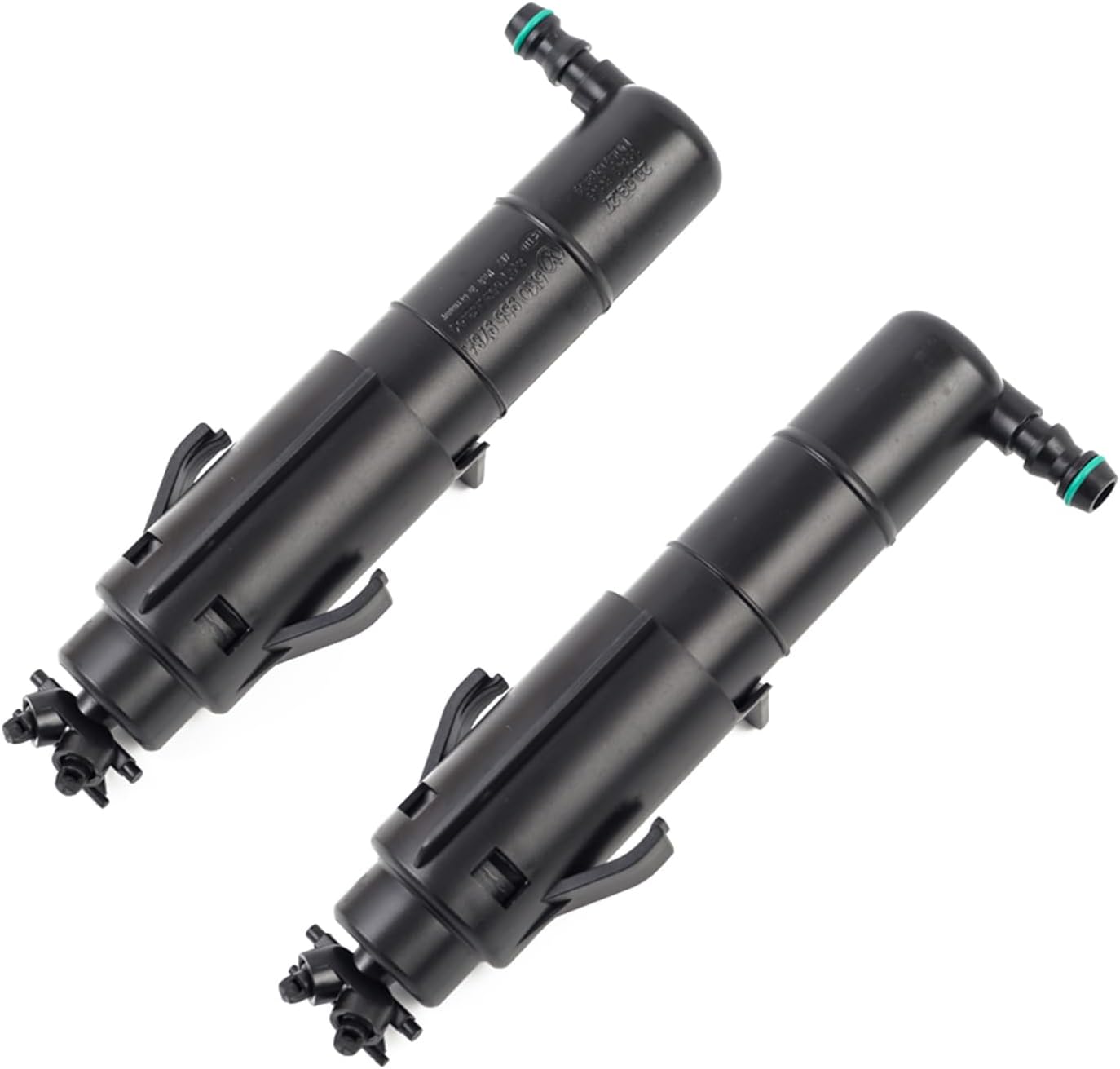 Car Headlight Washer Nozzle 2Pcs Car Headlight Washer Nozzle Head Light Cleaning Jet Pump Water Sprayer OEM No.5K0 955 978A 5K0955978A