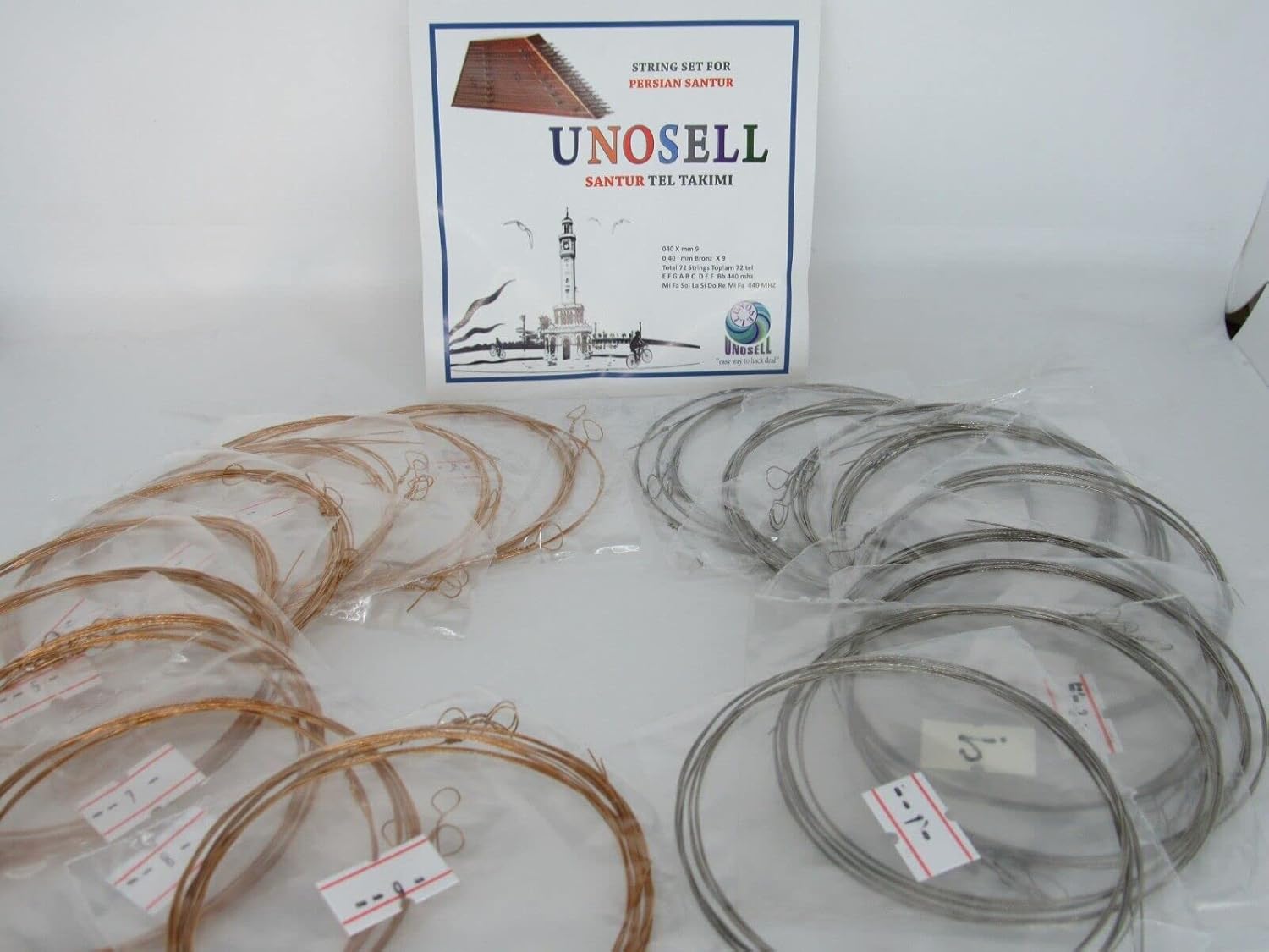 3 X String Set For Persian String Instrument Santur Santoor